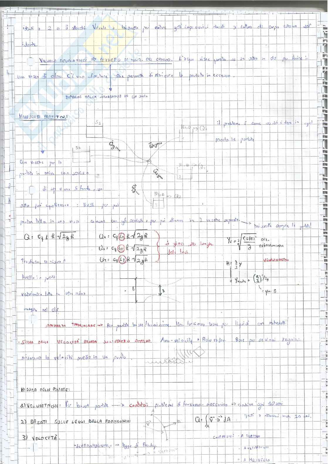 Appunti lezioni Costruzioni Idrauliche: acquedotti   Pag. 31