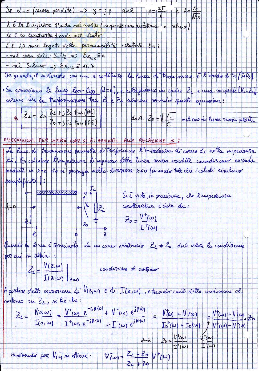 Apounti Rf linee di trasmissione  Pag. 2