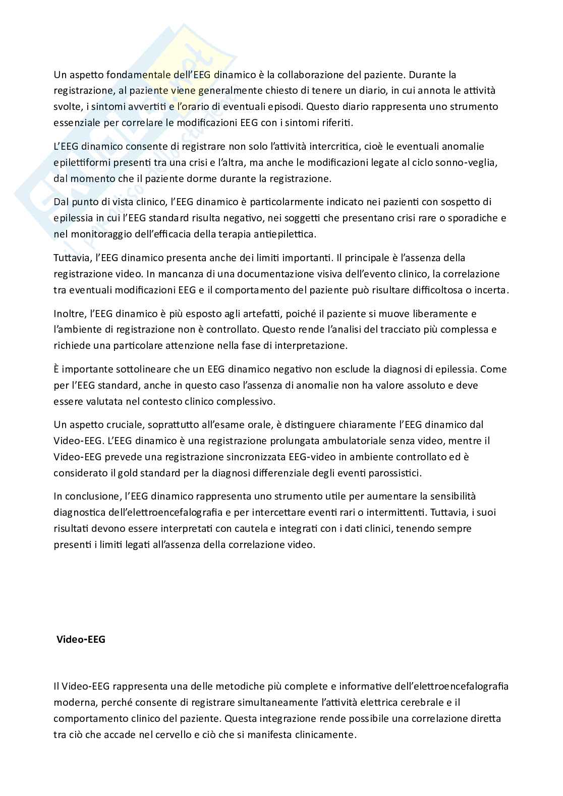 Riassunto esame Tecniche elettro neurofisiopatologiche 1, Prof. No Name, libro consigliato Manuale teorico pratico di Elettroencefalografia , Mecarelli Pag. 26