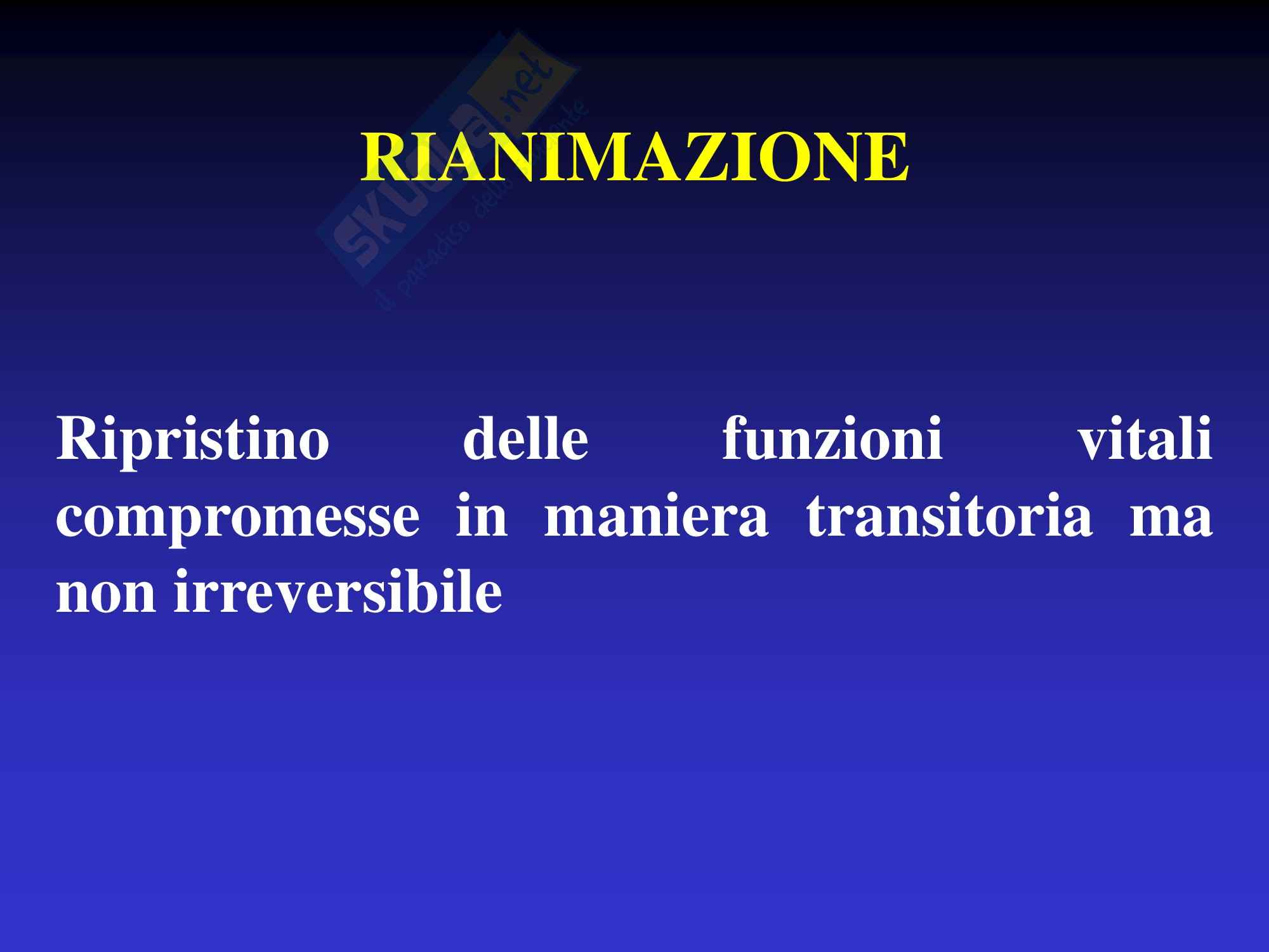 Rianimazione Pag. 1