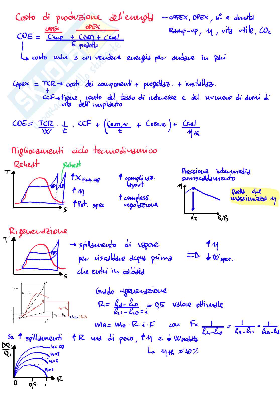 Schemi e mappe concettuali di Sistemi energetici avanzati Pag. 2
