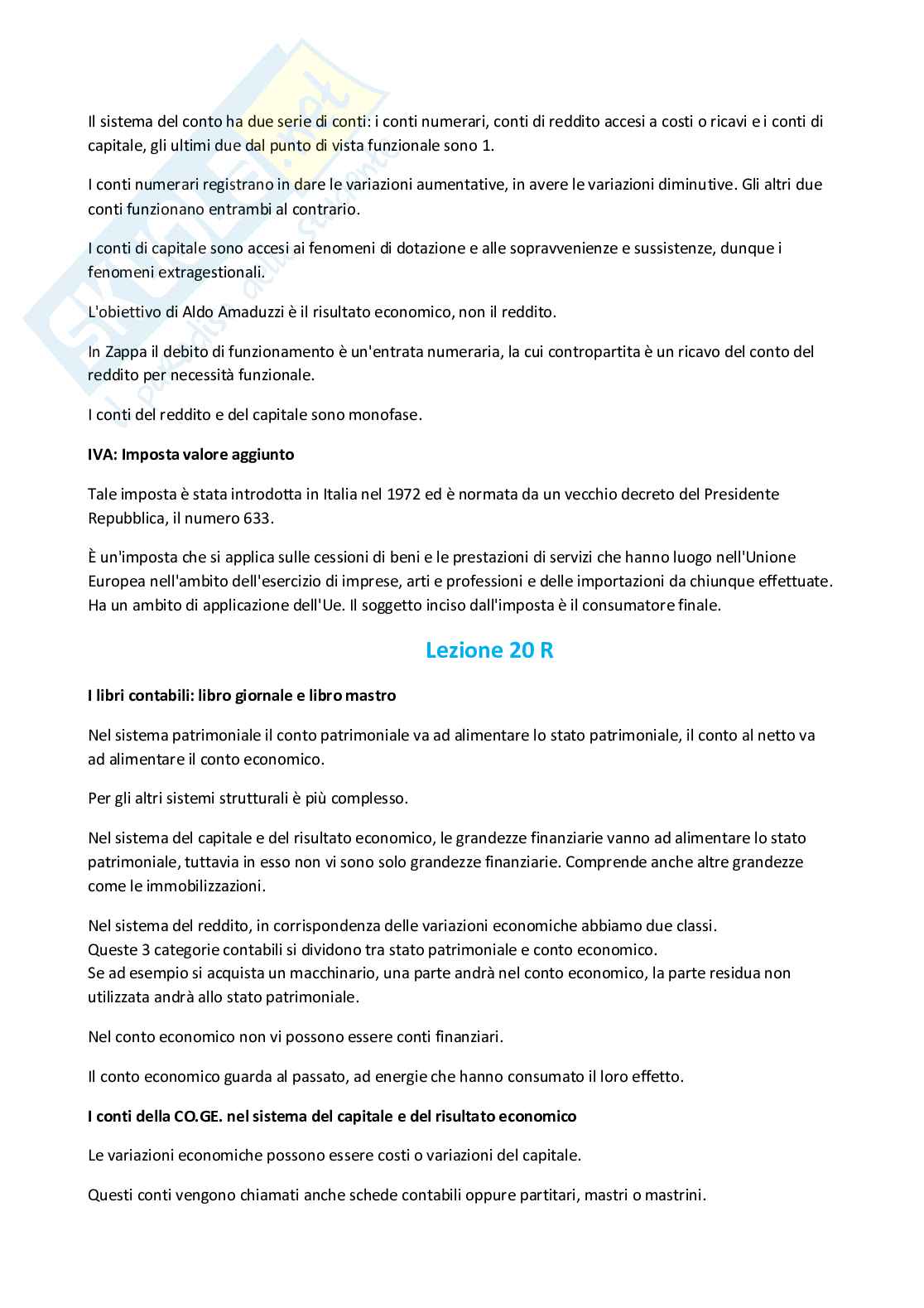 Economia aziendale  Pag. 21