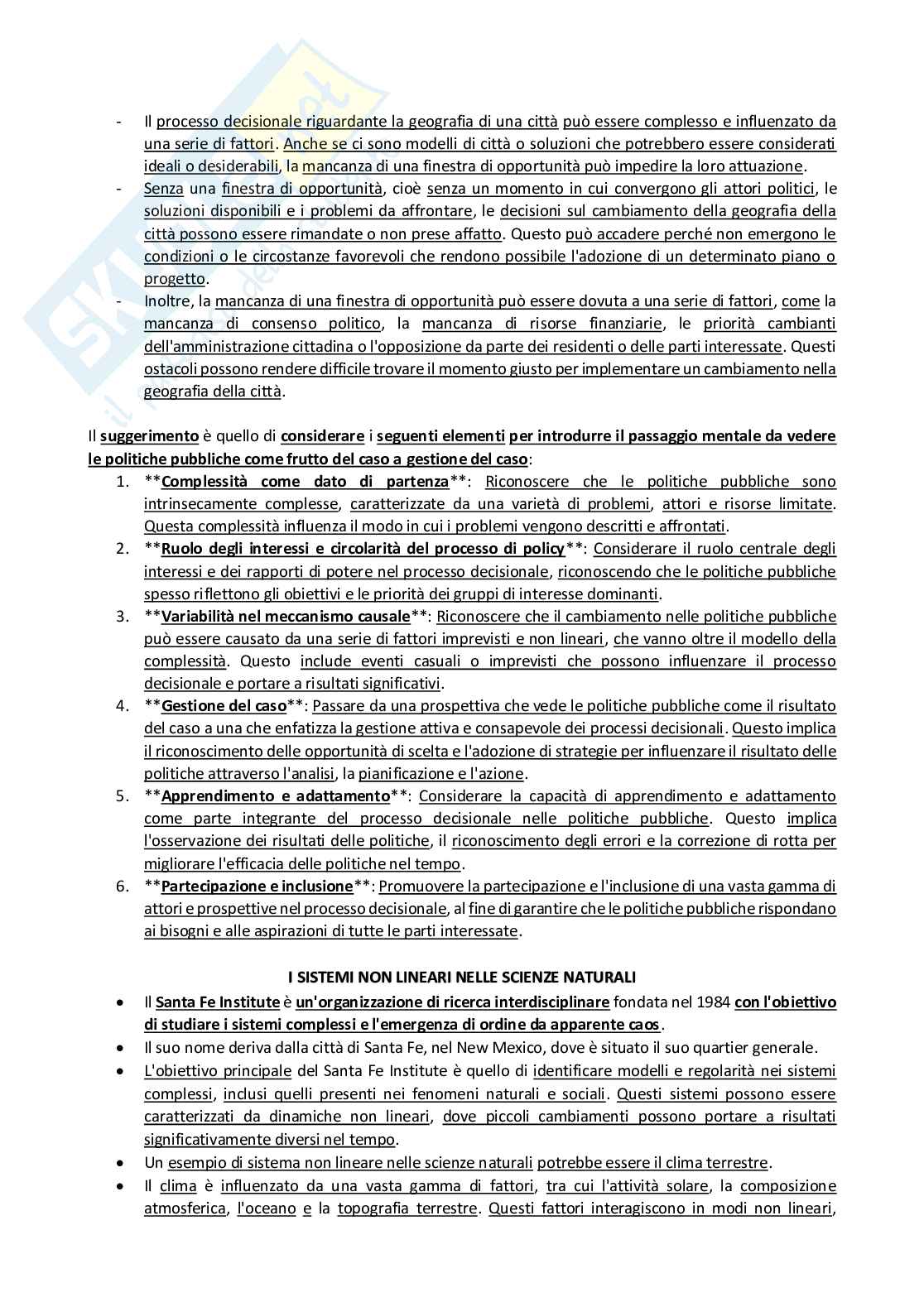 Riassunto esame Management Pubblico, Prof. Regonini Gloria, libro consigliato Capire le politiche pubbliche , Gloria Regonini  Pag. 91