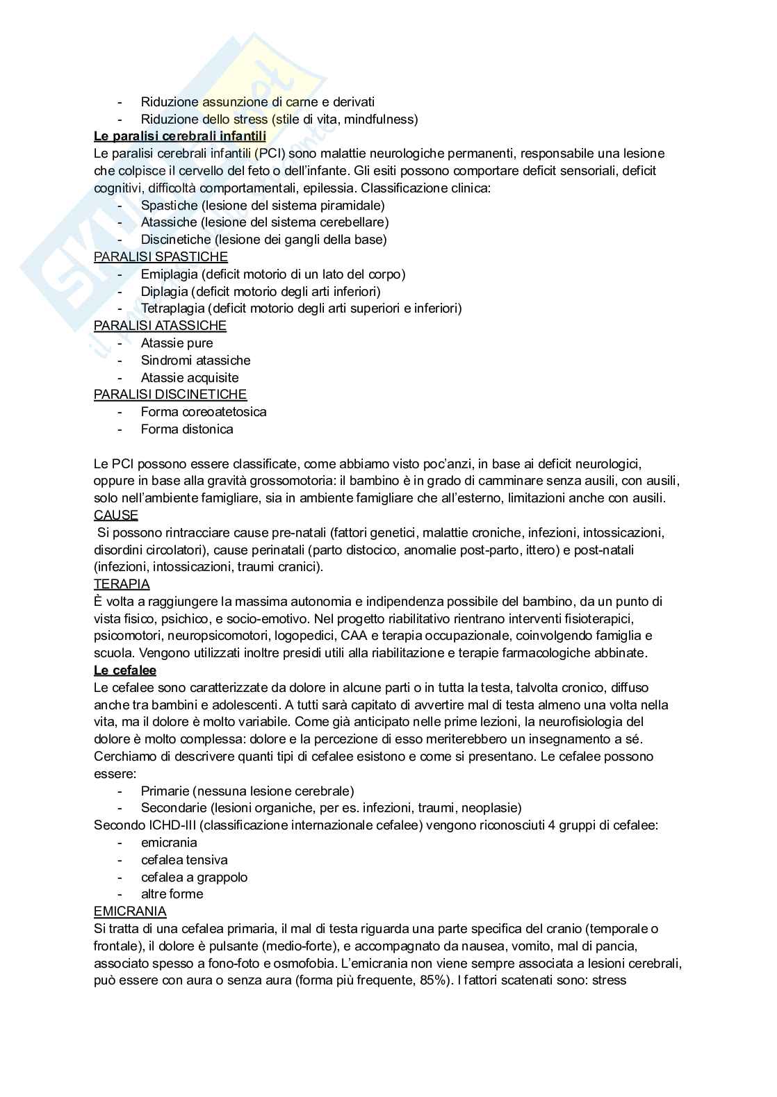Neuropsichiatria infantile Pag. 16