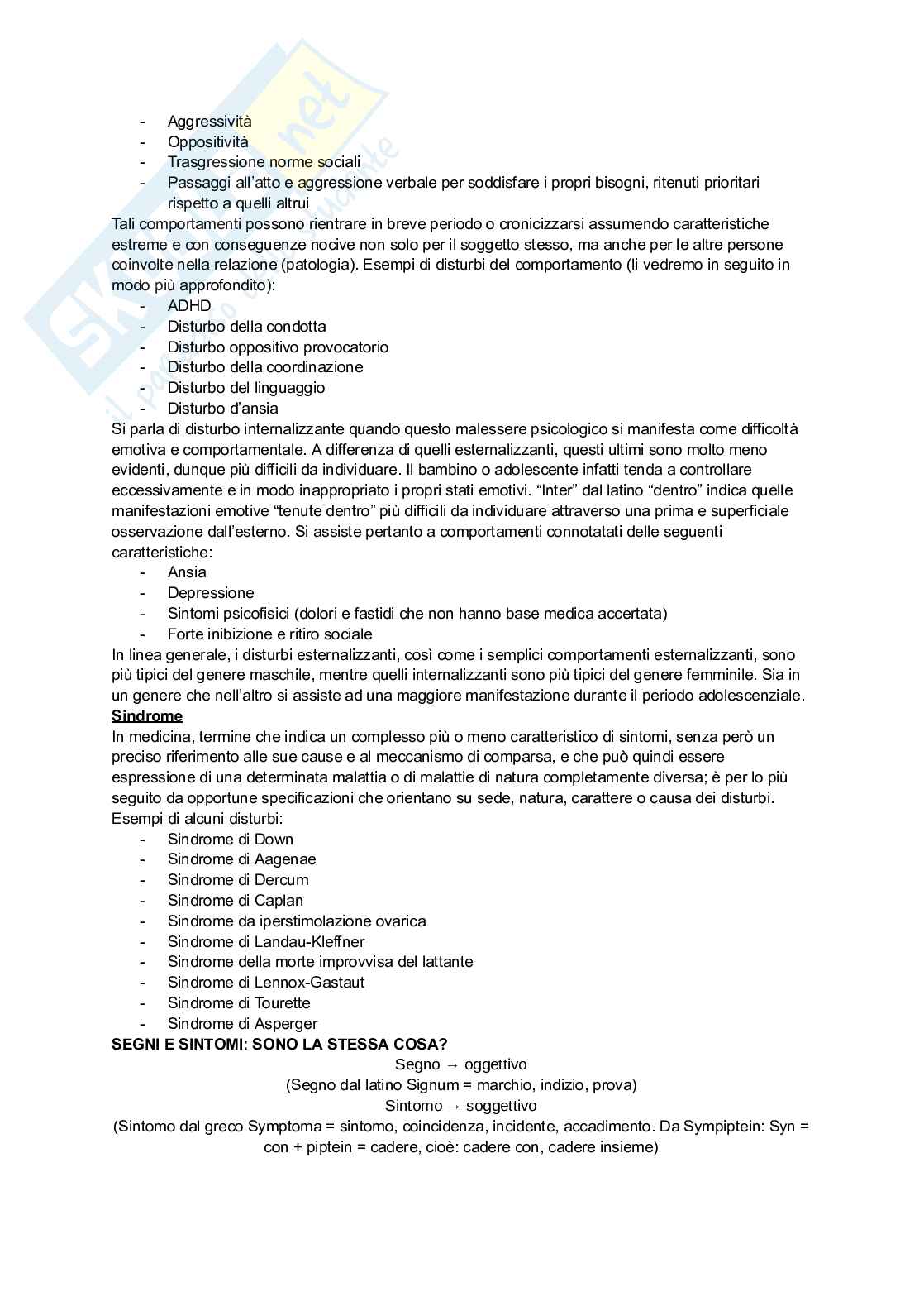 Neuropsichiatria infantile Pag. 2