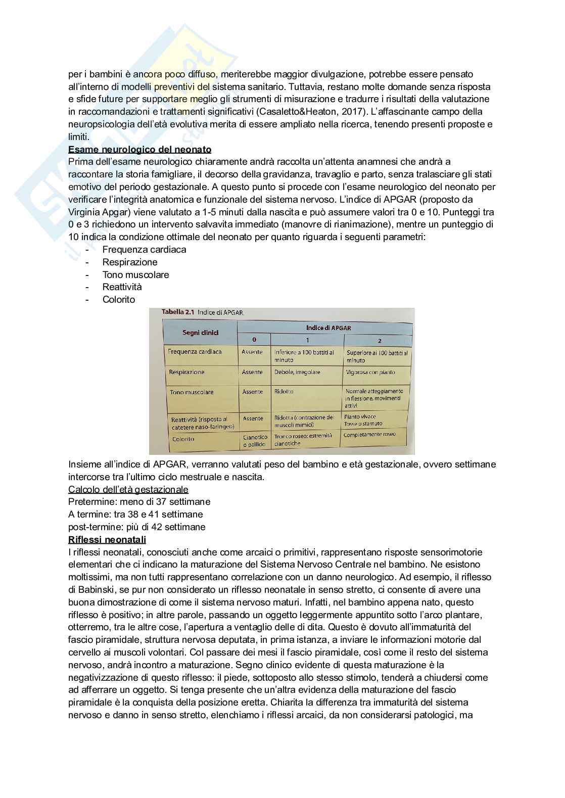 Neuropsichiatria infantile Pag. 26