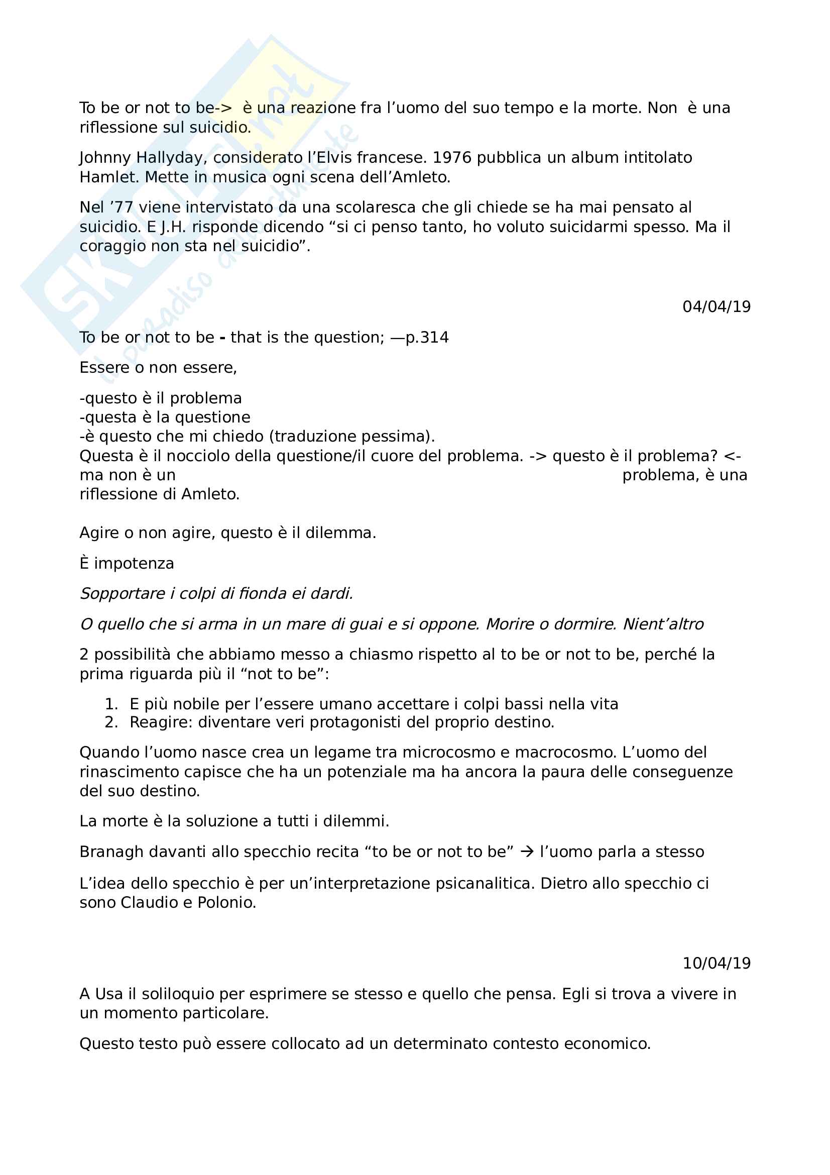 Letteratura Inglese - 1 secondo semestre Pag. 16