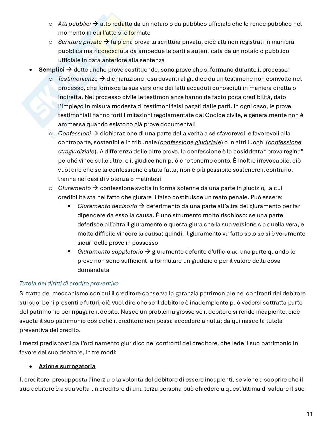 Riassunto esame Diritto privato, Prof. Ferro Luzzi Federico, libro consigliato Istituzioni di diritto privato, Nivarra, Ricciuto, Scognamiglio Pag. 11