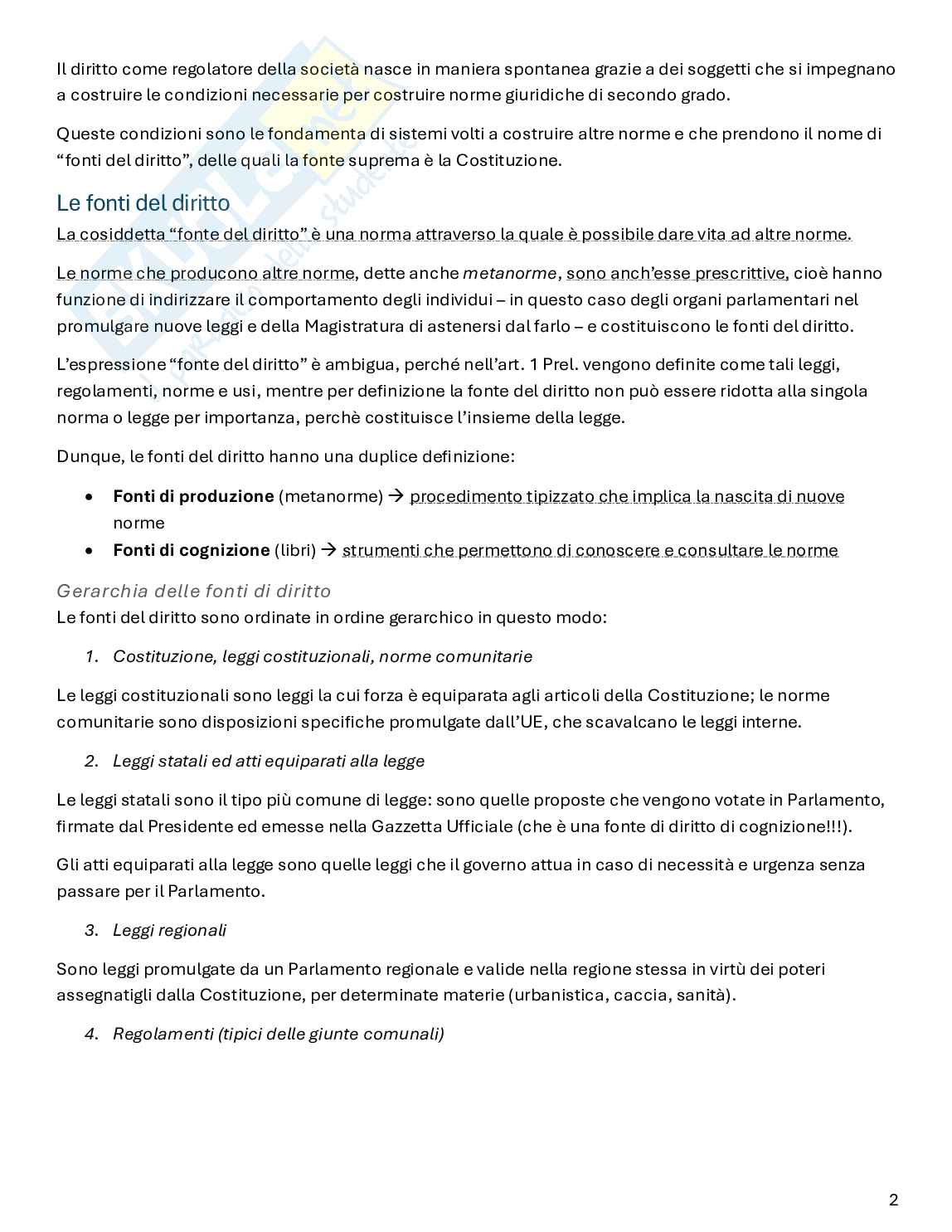 Riassunto esame Diritto privato, Prof. Ferro Luzzi Federico, libro consigliato Istituzioni di diritto privato, Nivarra, Ricciuto, Scognamiglio Pag. 2