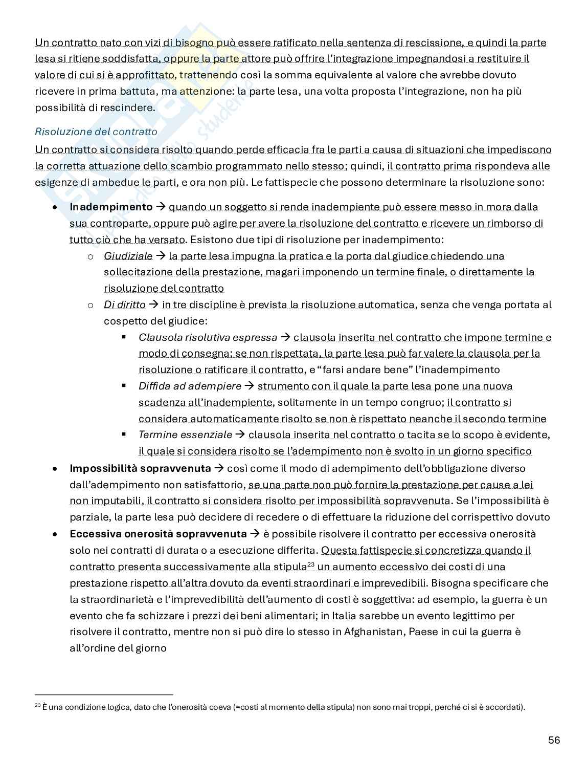 Riassunto esame Diritto privato, Prof. Ferro Luzzi Federico, libro consigliato Istituzioni di diritto privato, Nivarra, Ricciuto, Scognamiglio Pag. 56