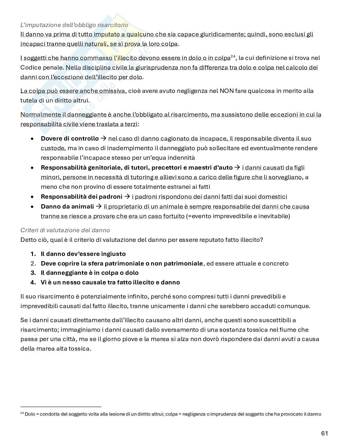 Riassunto esame Diritto privato, Prof. Ferro Luzzi Federico, libro consigliato Istituzioni di diritto privato, Nivarra, Ricciuto, Scognamiglio Pag. 61