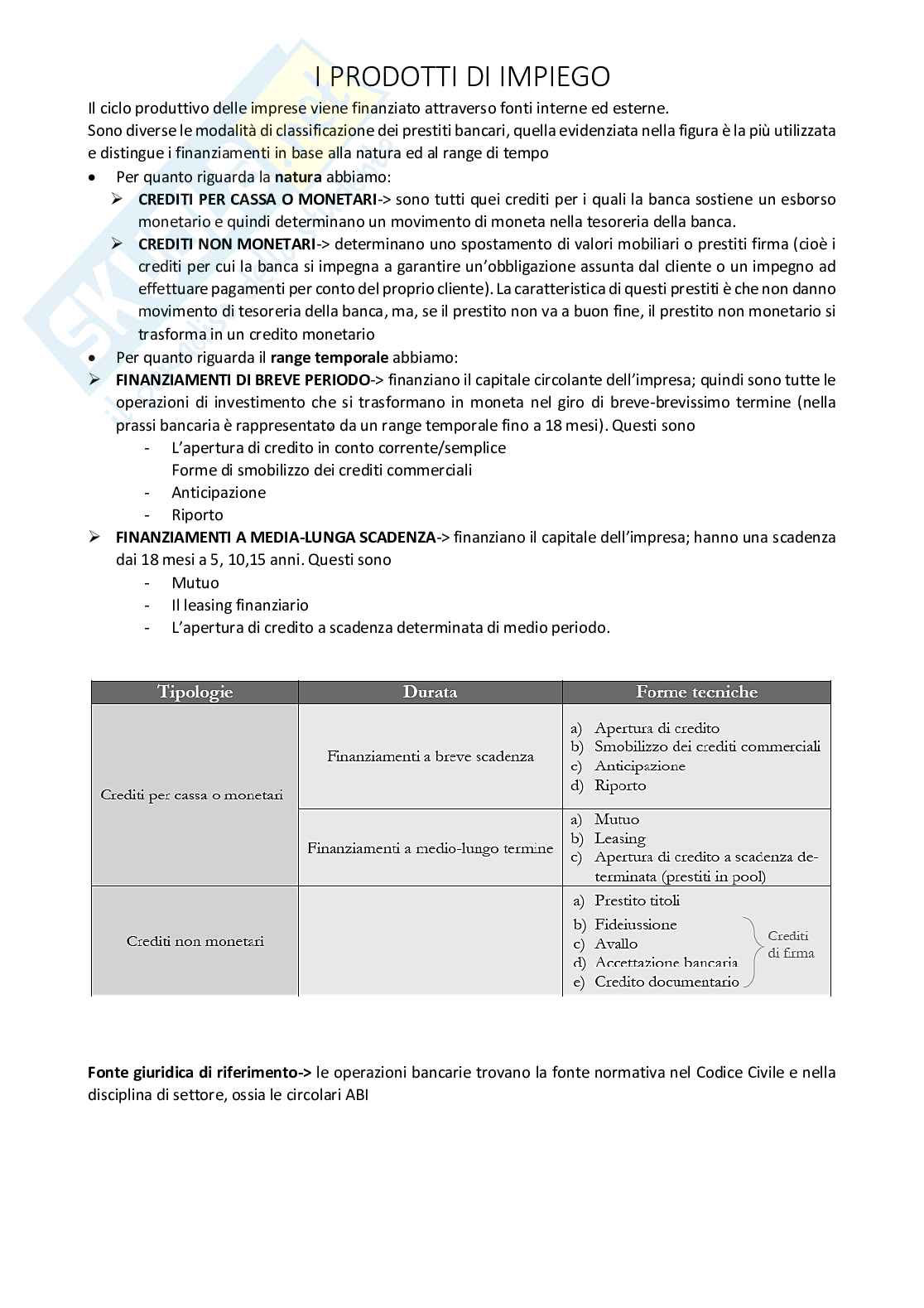 appunti di economia tecnica bancaria Pag. 91