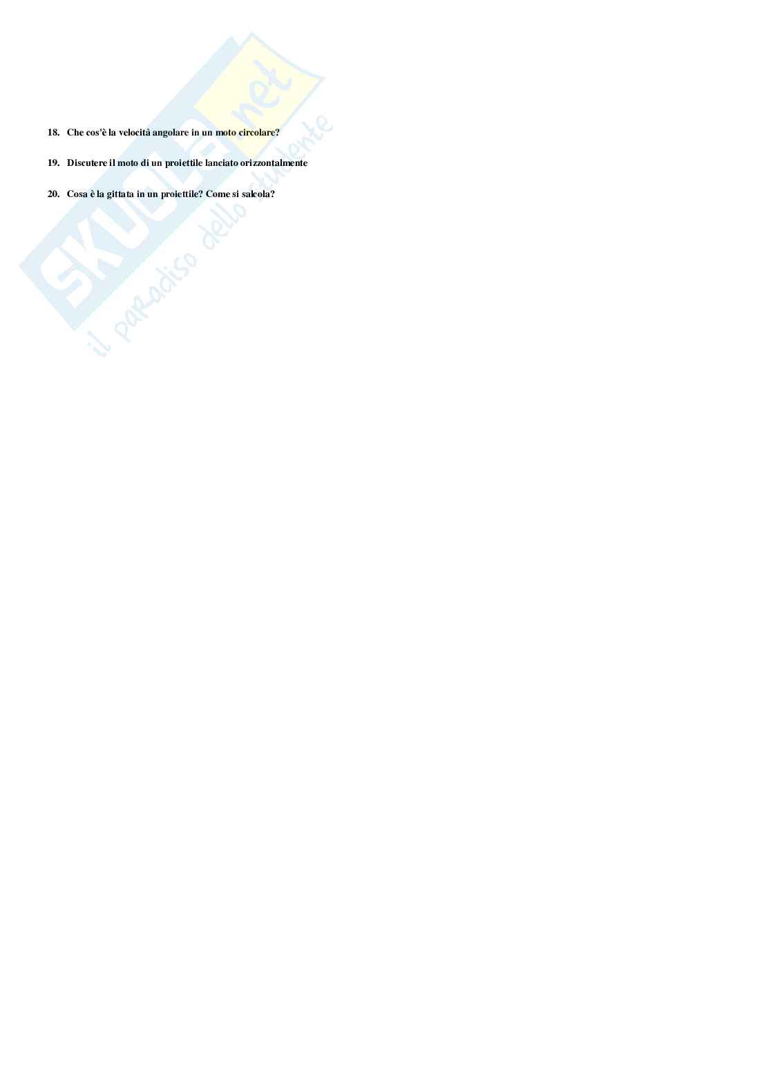 Fisica – Preparazione esame – Paniere completo risposte chiuse (630) - A.A. 2025/2026  Pag. 21