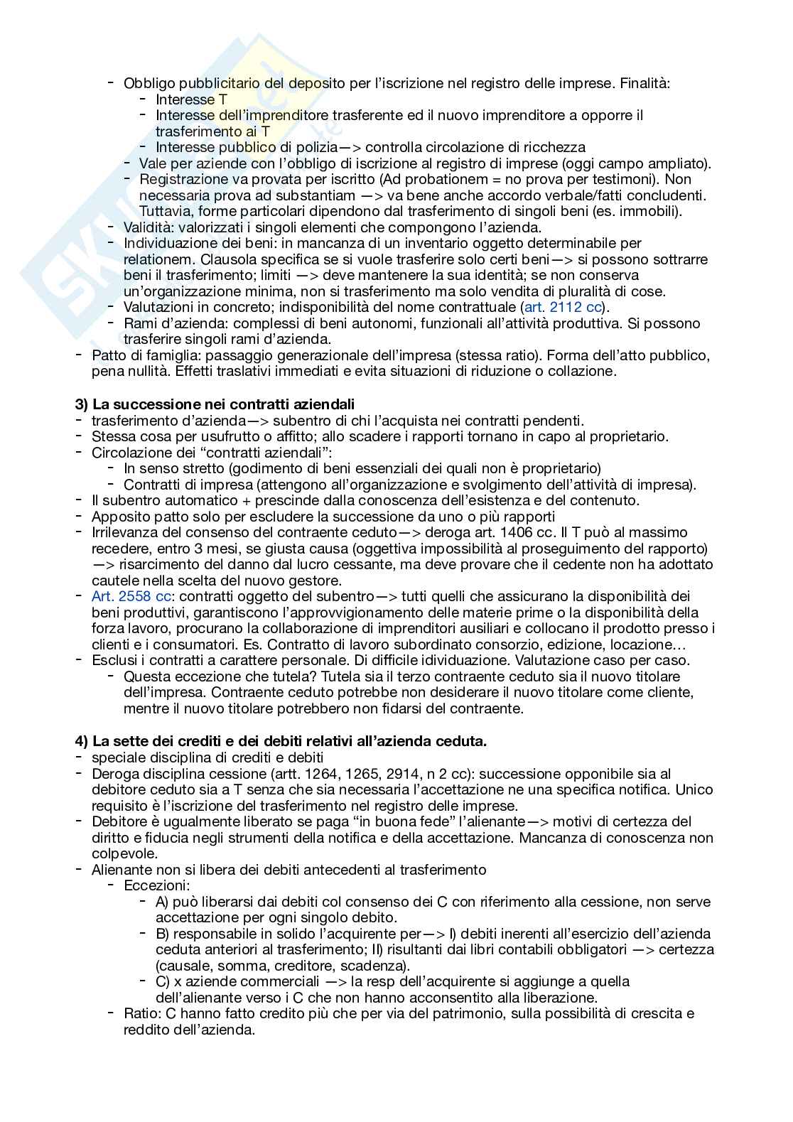 Riassunto esame Diritto commerciale, Prof. Zunarelli Stefano, libro consigliato Diritto commerciale , Campobasso  Pag. 11