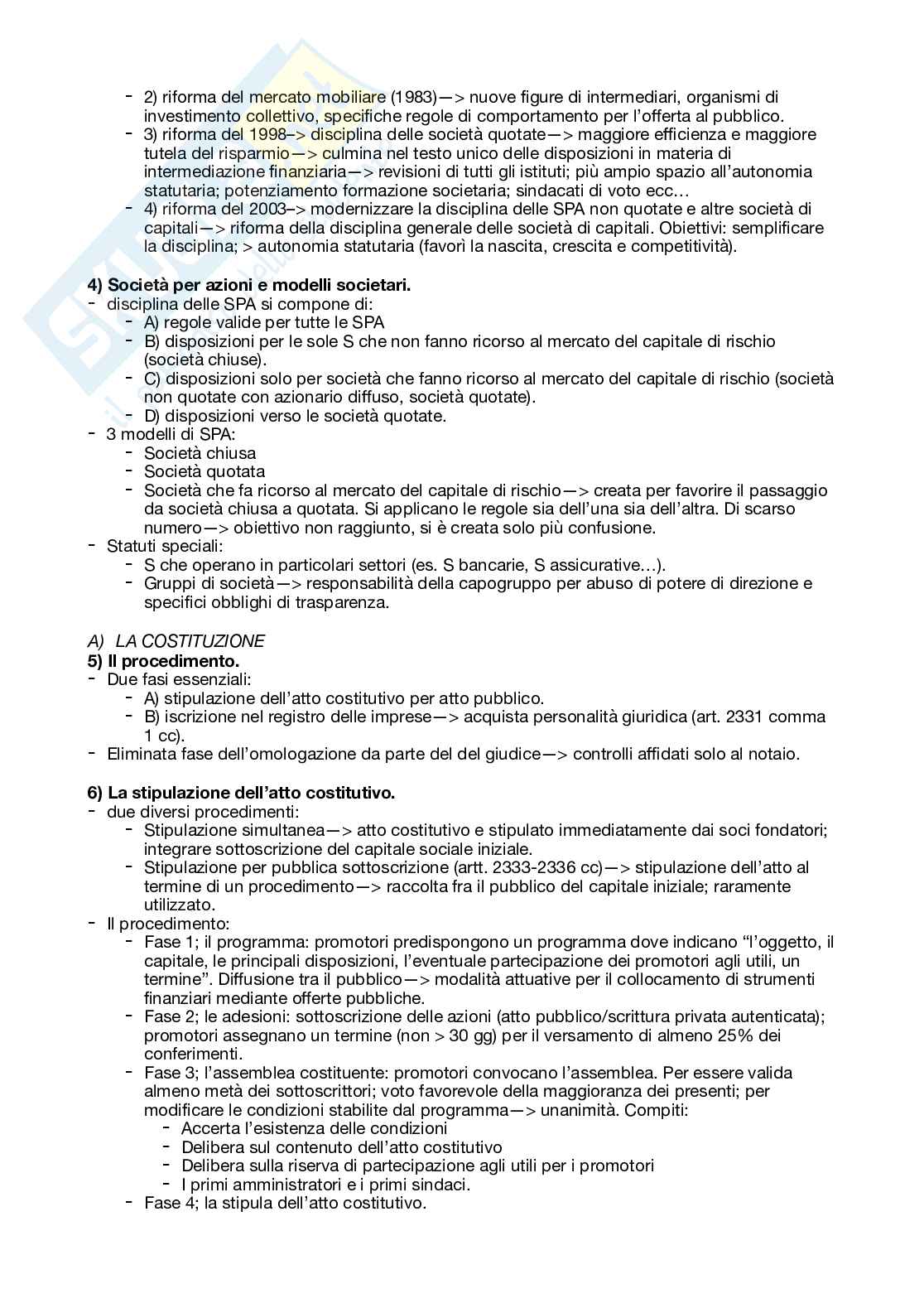 Riassunto esame Diritto commerciale, Prof. Zunarelli Stefano, libro consigliato Diritto commerciale , Campobasso  Pag. 41