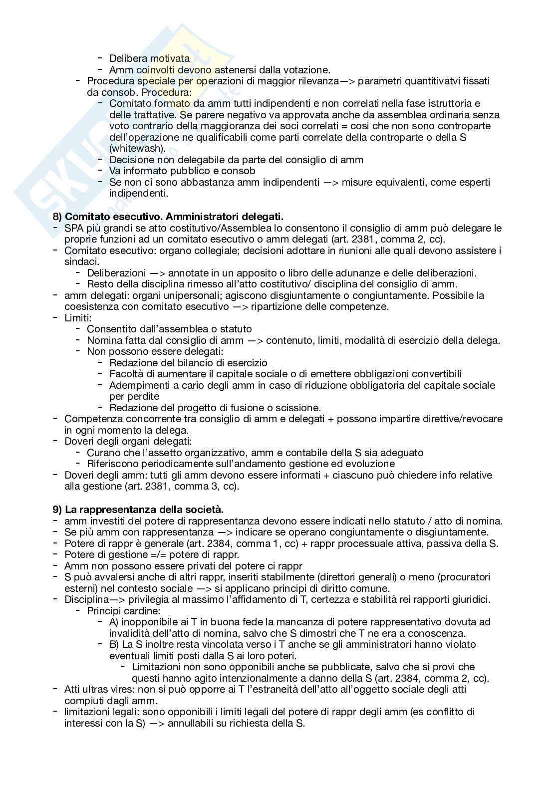 Riassunto esame Diritto commerciale, Prof. Zunarelli Stefano, libro consigliato Diritto commerciale , Campobasso  Pag. 66