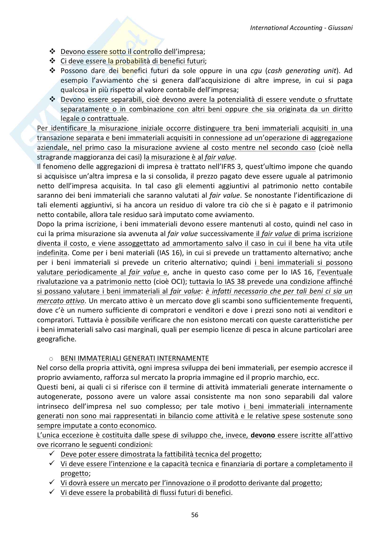 International Accounting - (IAS-IFRS) Pag. 56