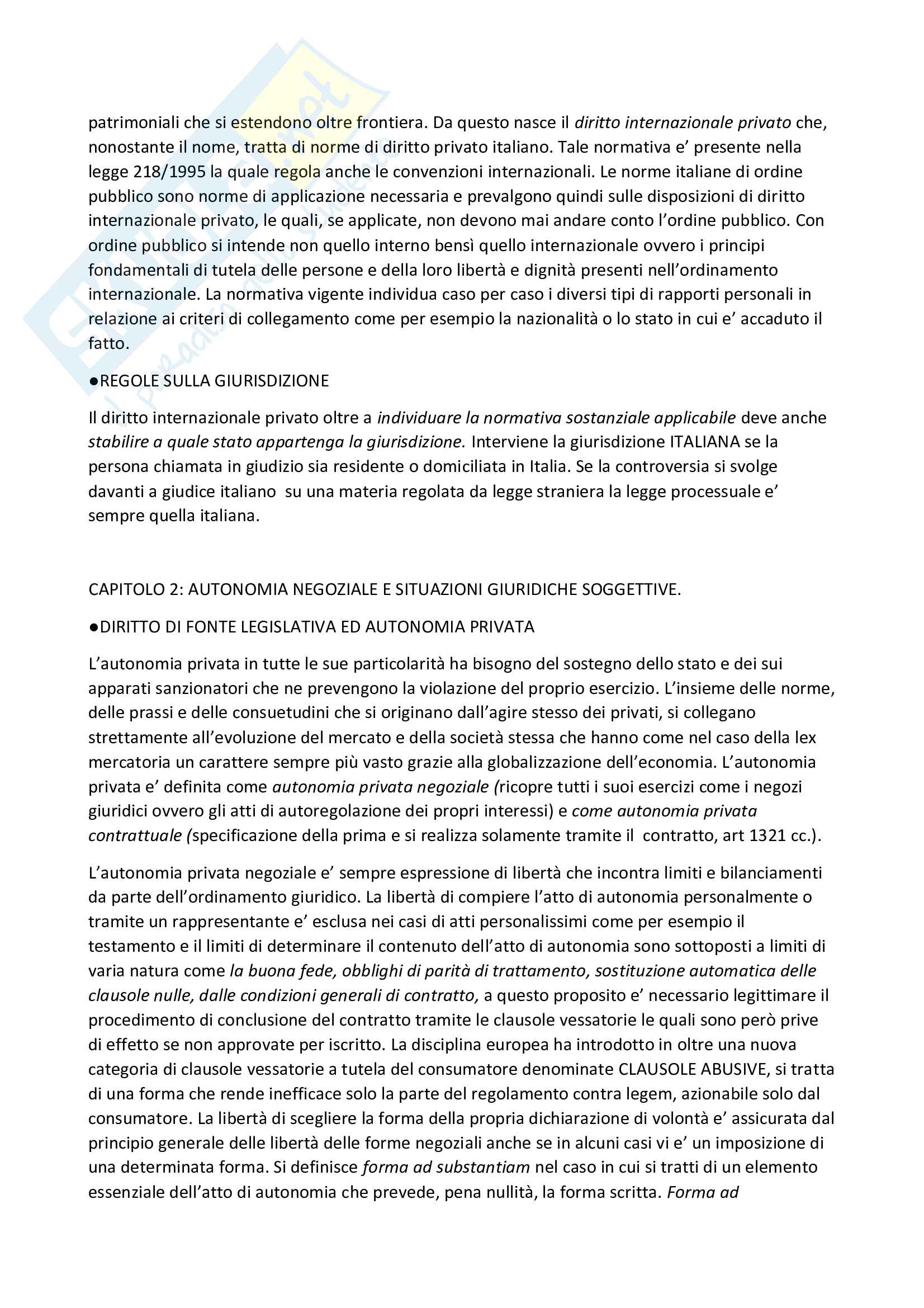 Istituzioni di diritto privato Pag. 6
