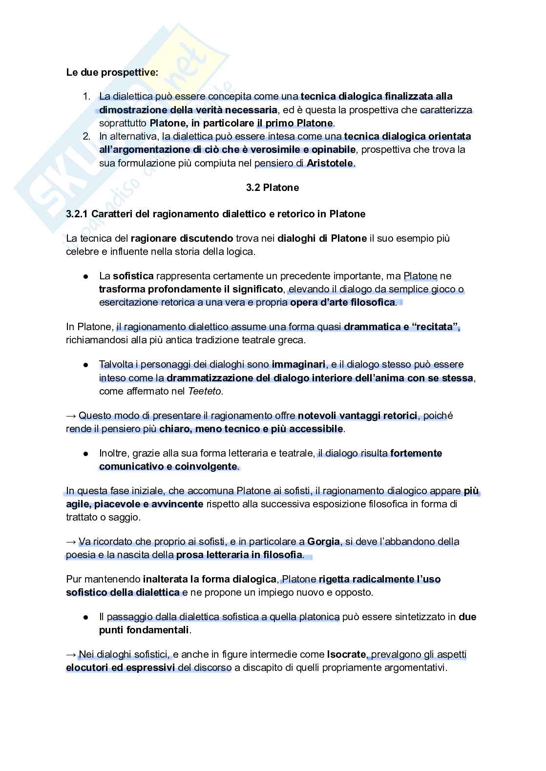 Riassunto esame Filosofia del Diritto, Prof. Sagnotti Simona Carlotta, libro consigliato Forme e momenti del ragionare nel diritto, Sagnotti Pag. 16