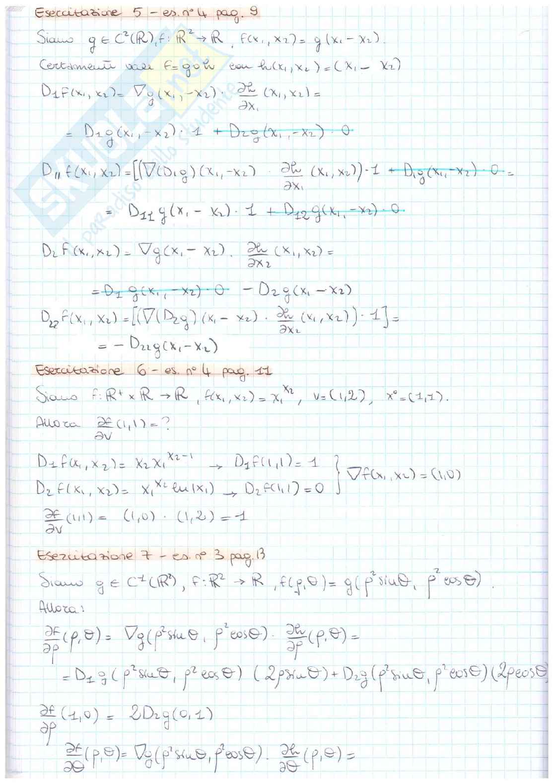 Esercizi d'esame - Analisi matematica 2 - Parte 1 Pag. 36