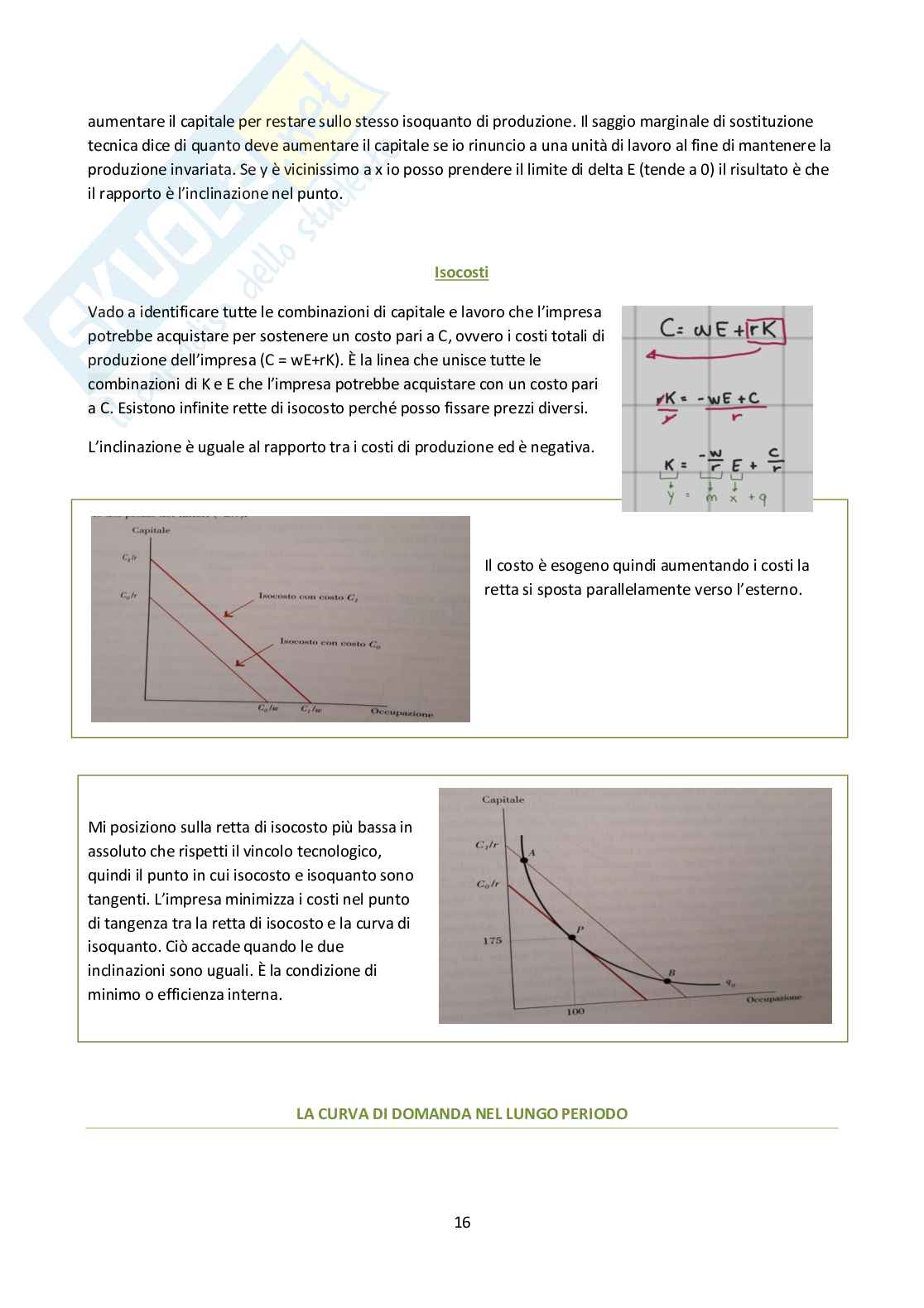 Appunti di Economia del lavoro e delle risorse umane Pag. 16