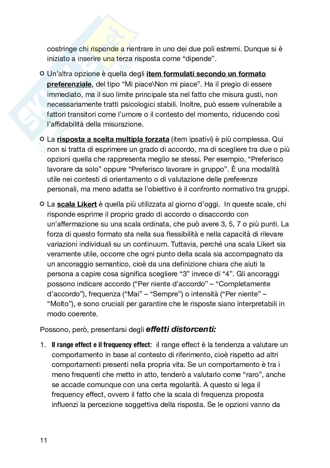 Teorie e tecniche dei test Pag. 11