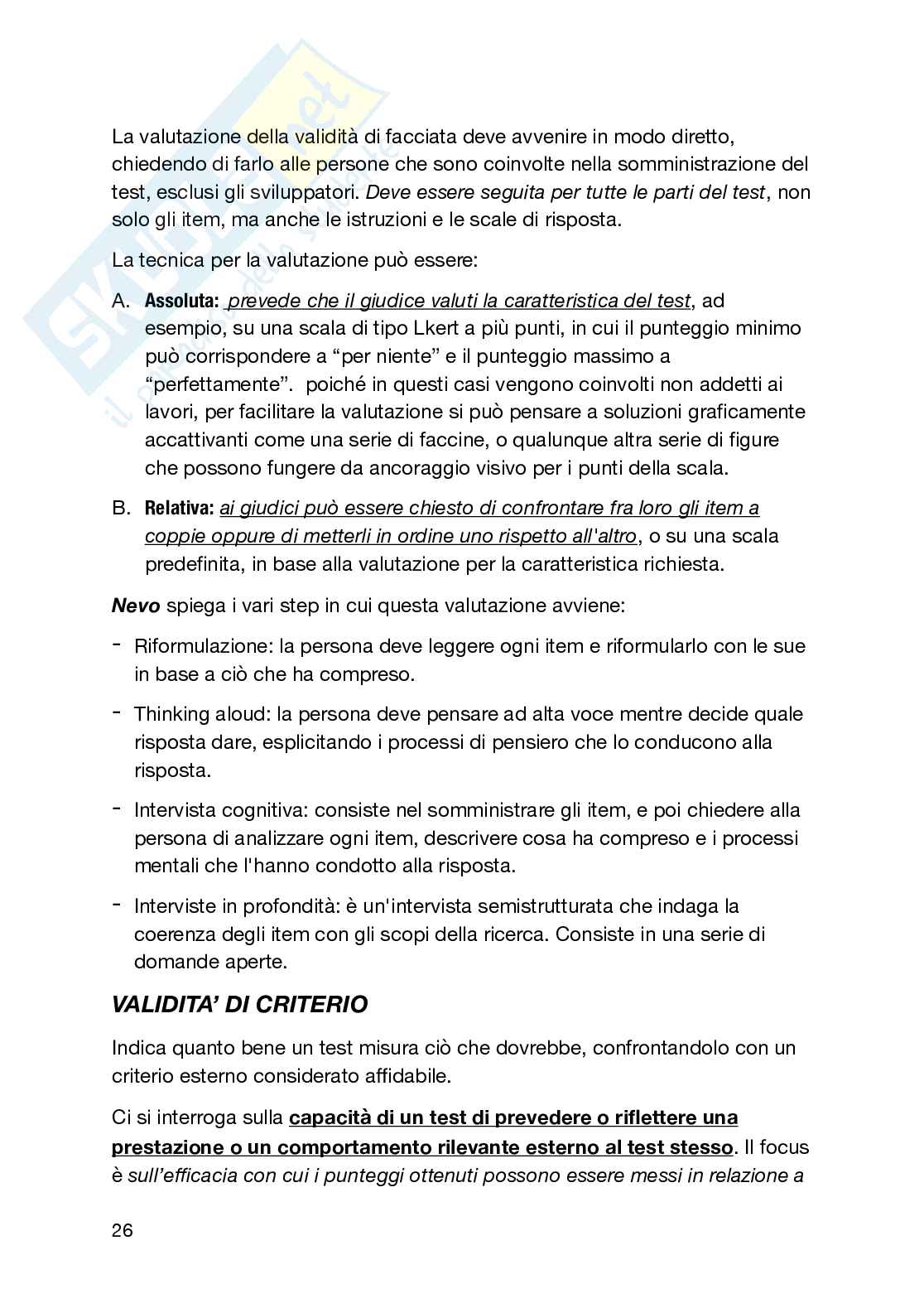 Teorie e tecniche dei test Pag. 26