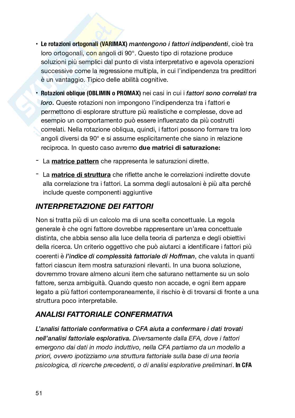 Teorie e tecniche dei test Pag. 51