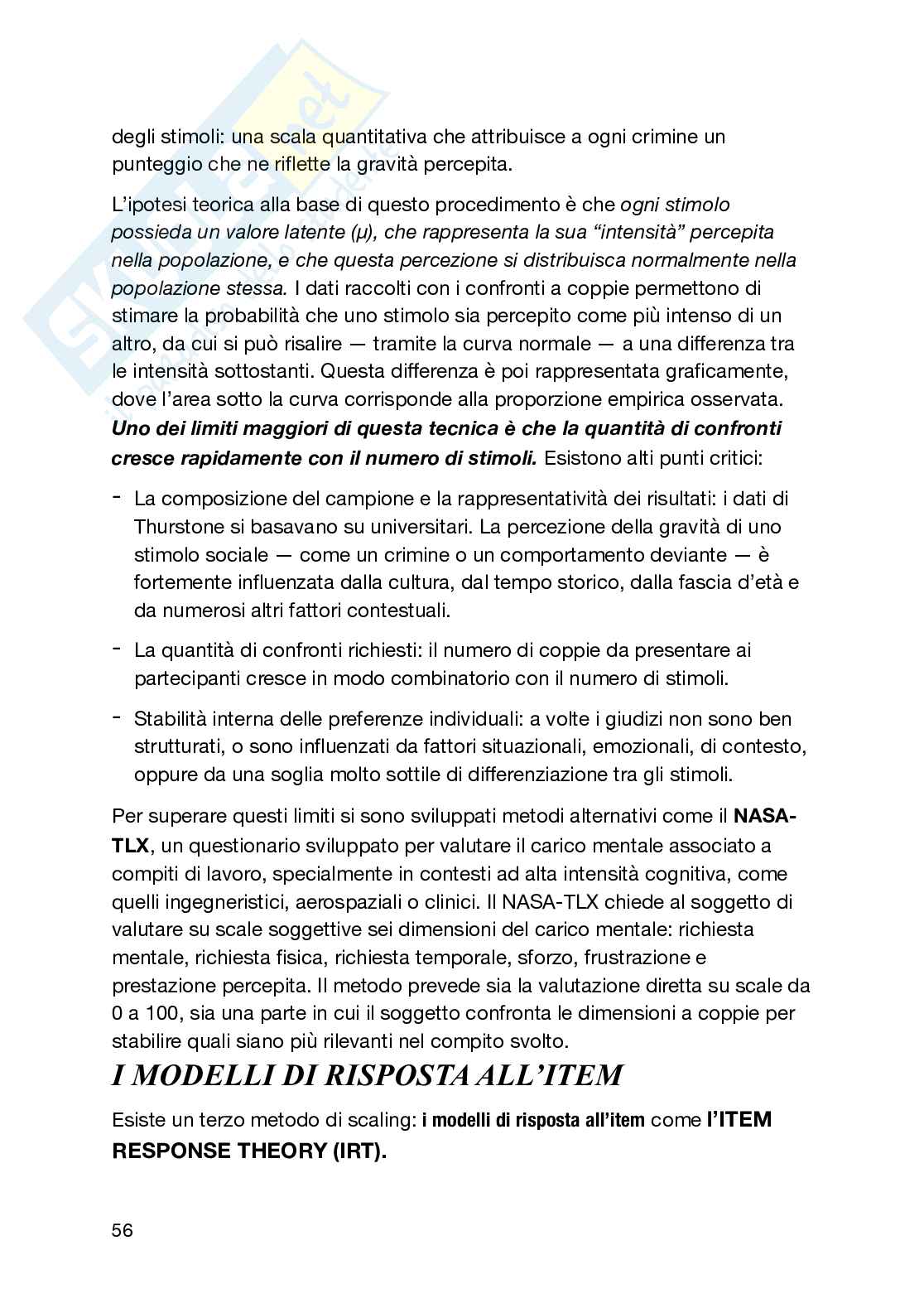 Teorie e tecniche dei test Pag. 56