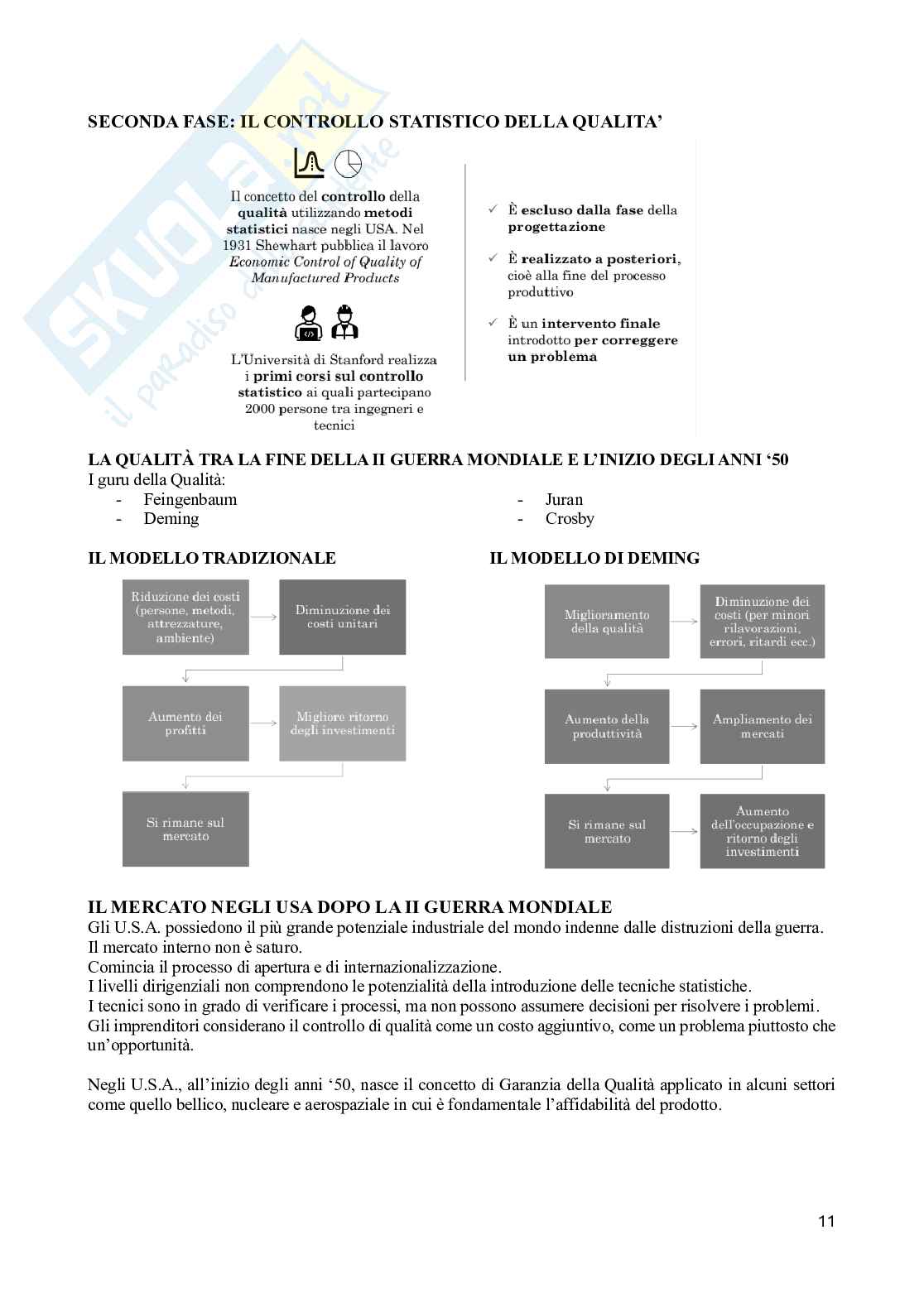 Appunti esame Produzione, qualità e sostenibilità Pag. 11