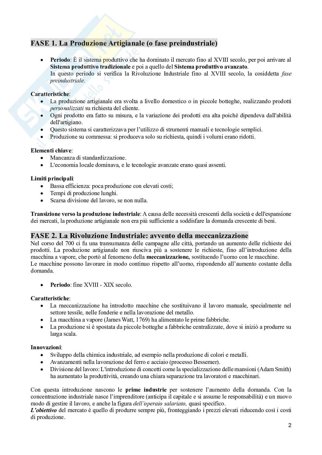 Appunti esame Produzione, qualità e sostenibilità Pag. 2