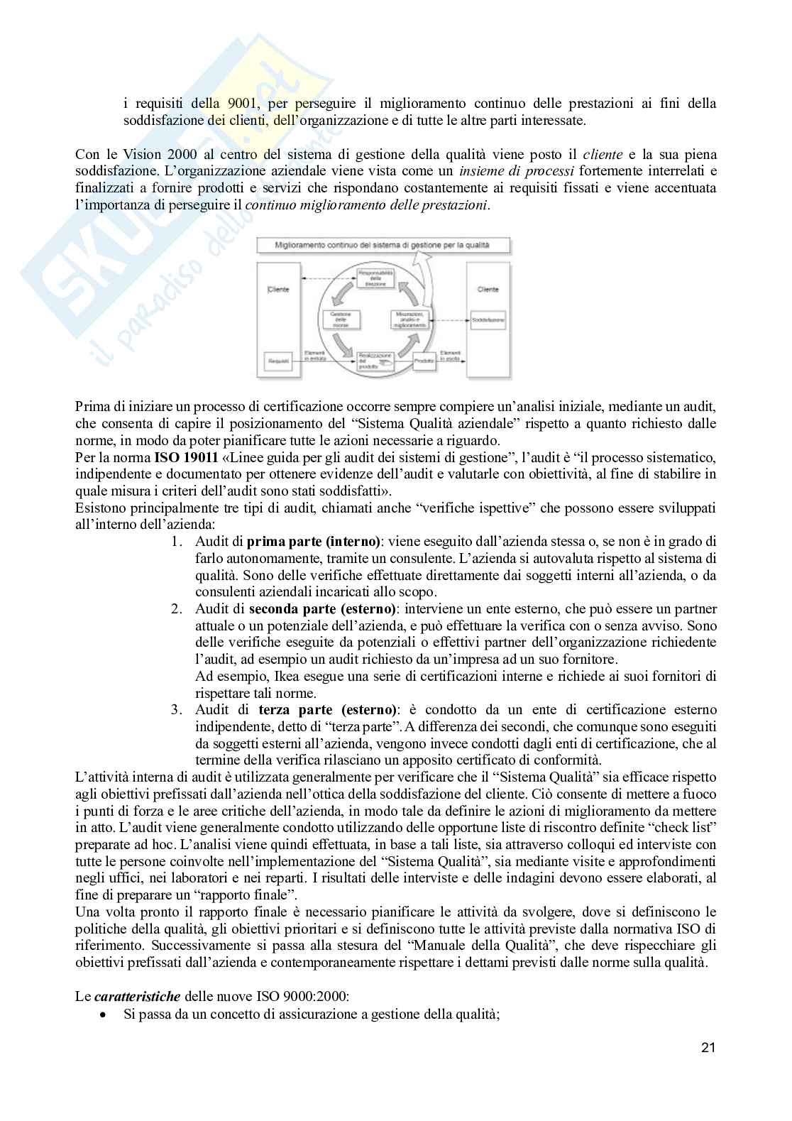 Appunti esame Produzione, qualità e sostenibilità Pag. 21