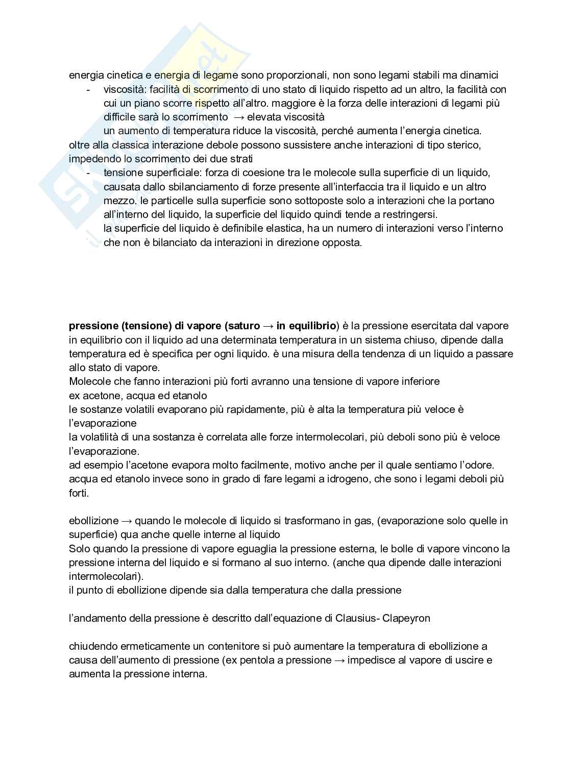 Chimica e propedeutica biochimica, semestre filtro Pag. 16