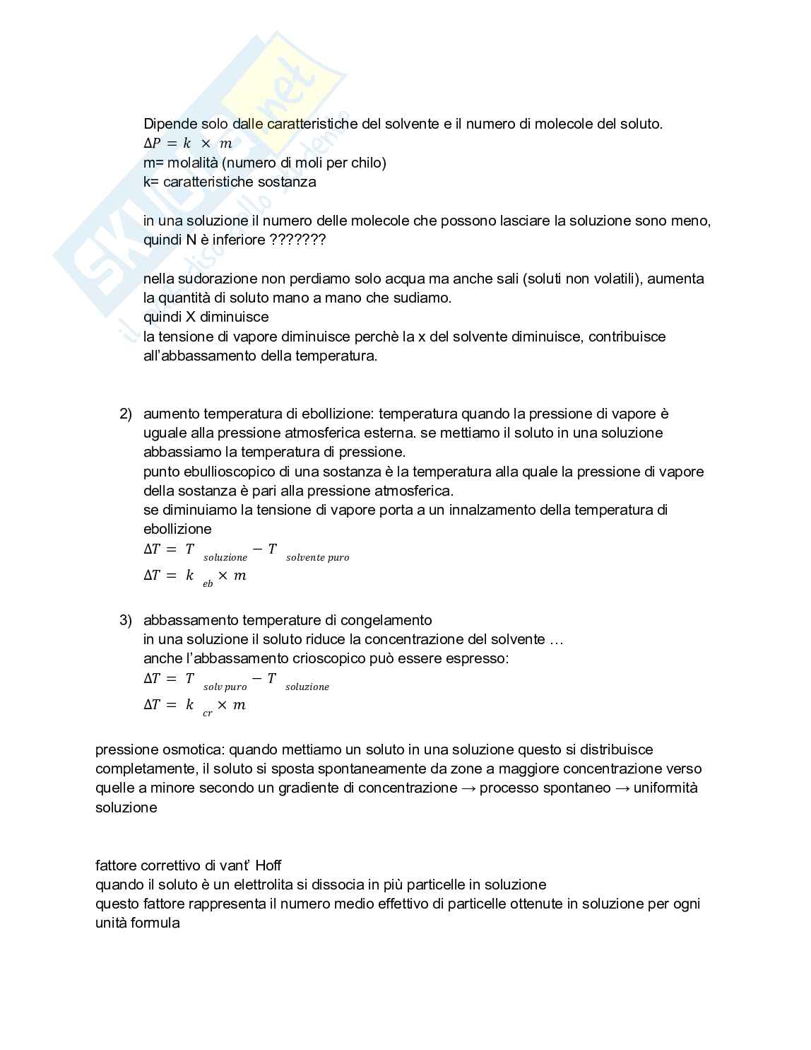 Chimica e propedeutica biochimica, semestre filtro Pag. 26
