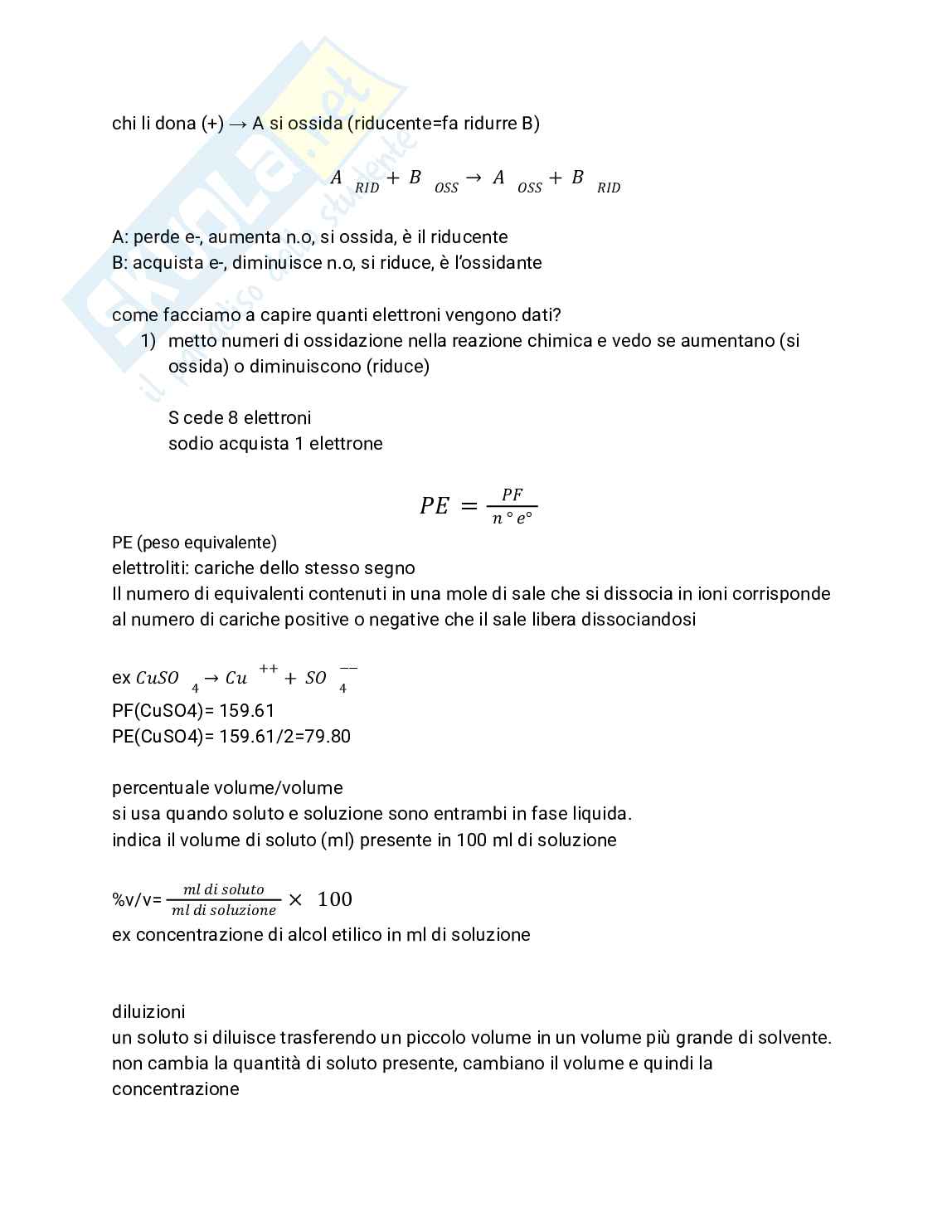 Chimica e propedeutica biochimica, semestre filtro Pag. 31