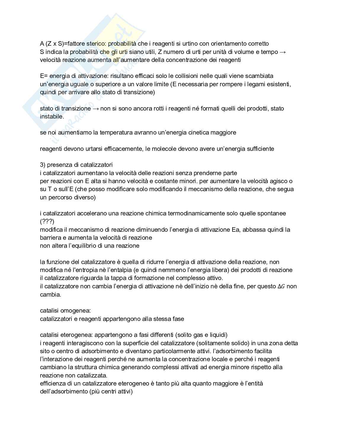 Chimica e propedeutica biochimica, semestre filtro Pag. 36