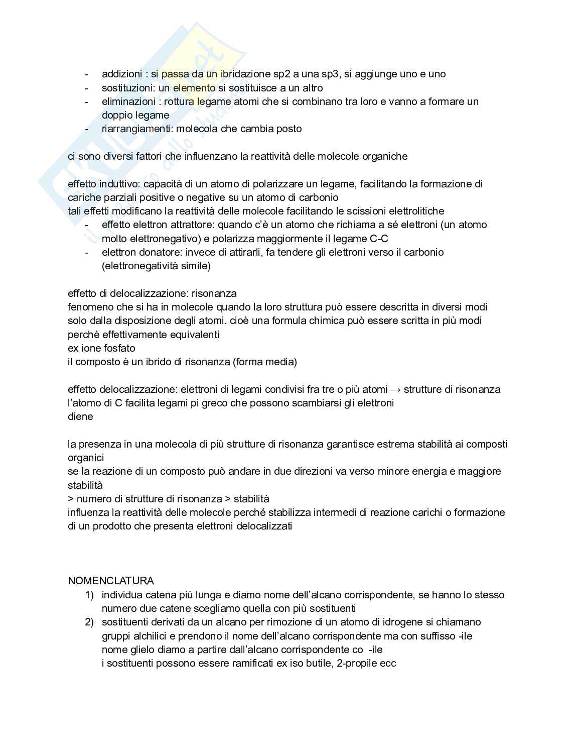 Chimica e propedeutica biochimica, semestre filtro Pag. 61
