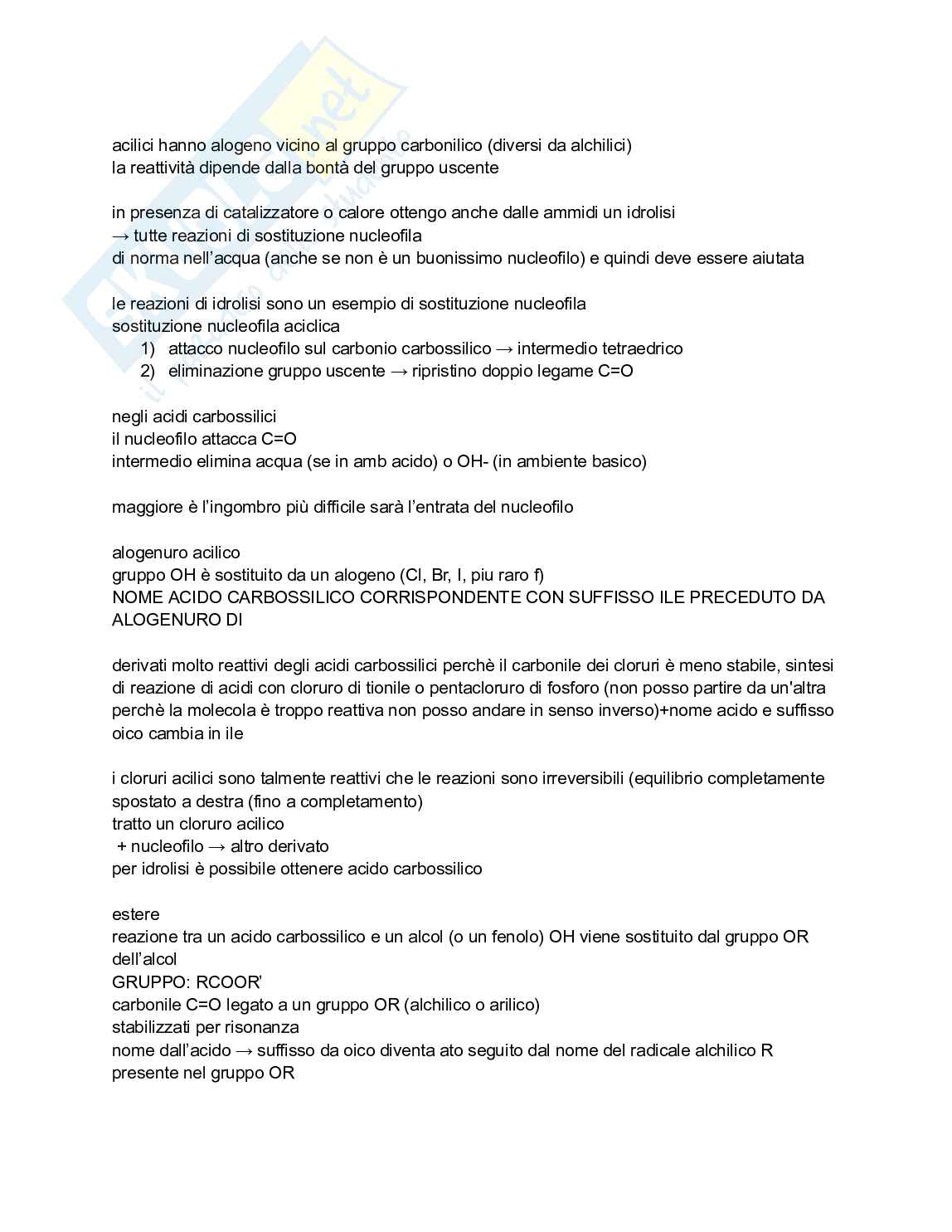 Chimica e propedeutica biochimica, semestre filtro Pag. 81