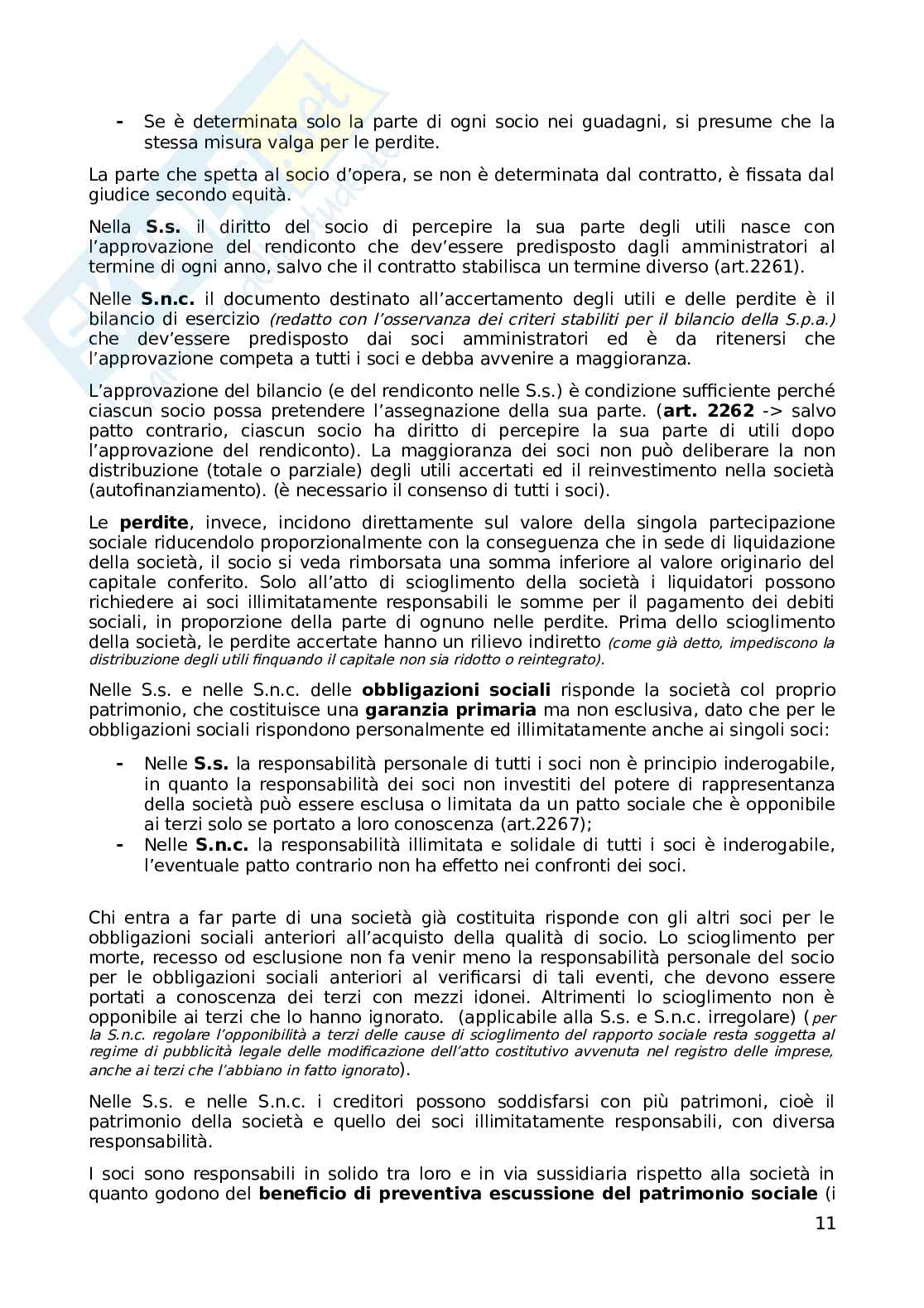 Diritto commerciale, parte orale dalle società in poi Pag. 11