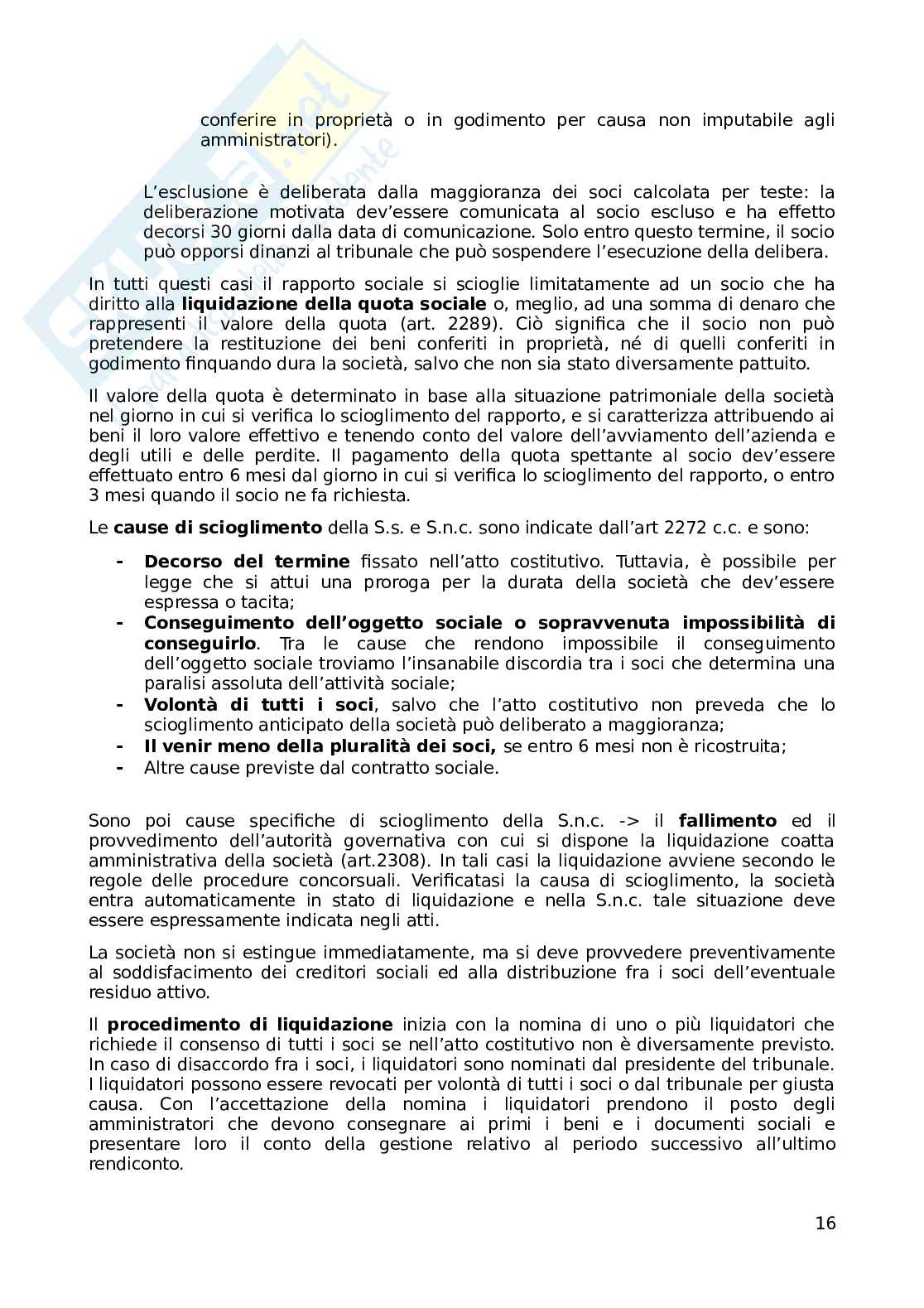 Diritto commerciale, parte orale dalle società in poi Pag. 16