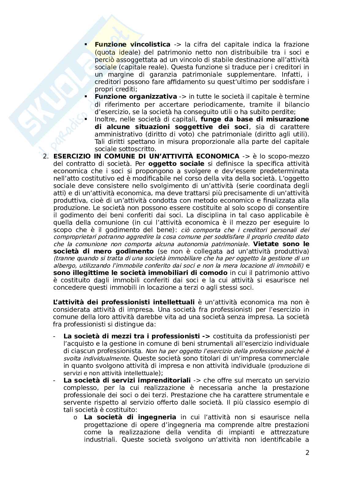 Diritto commerciale, parte orale dalle società in poi Pag. 2