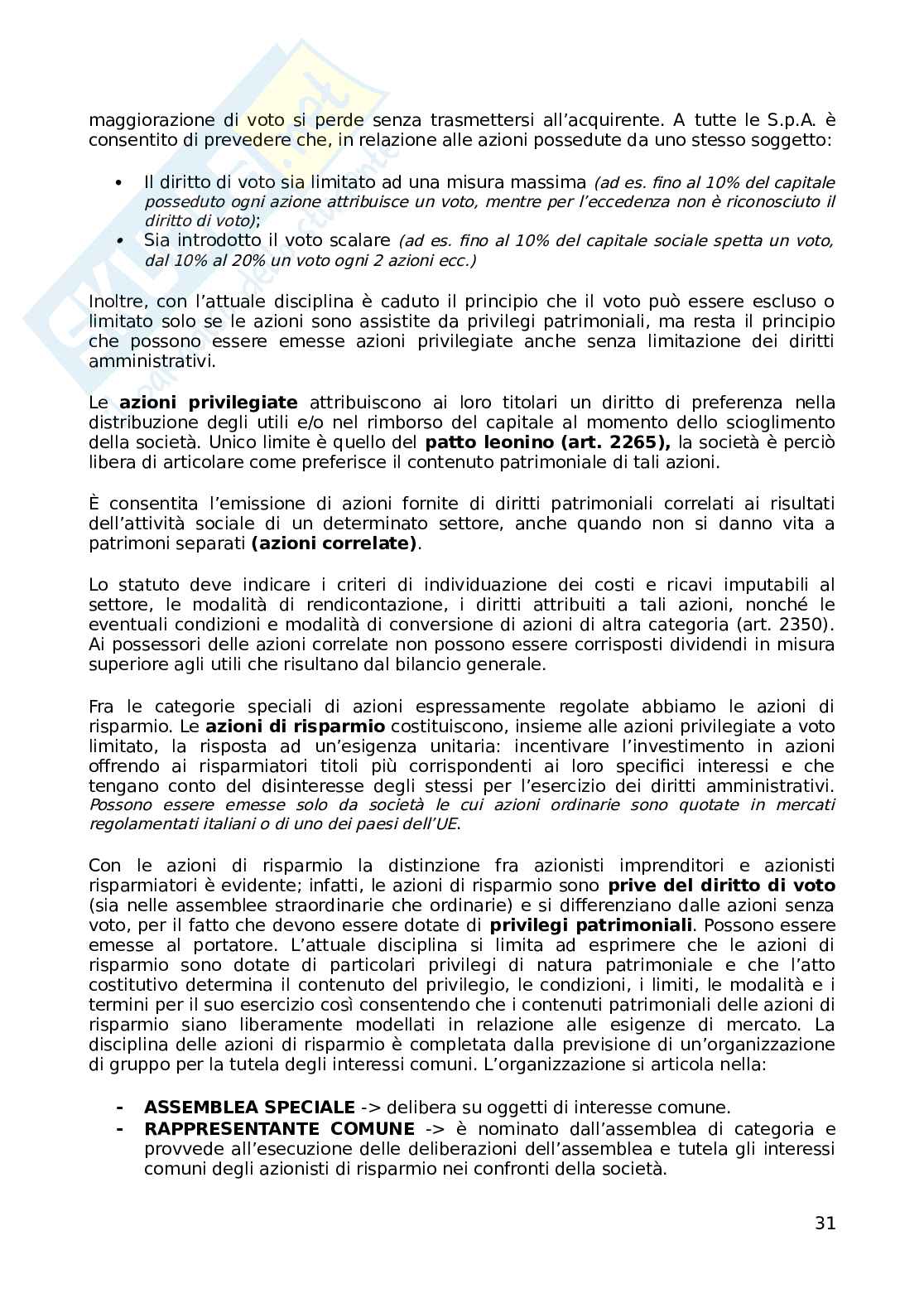 Diritto commerciale, parte orale dalle società in poi Pag. 31