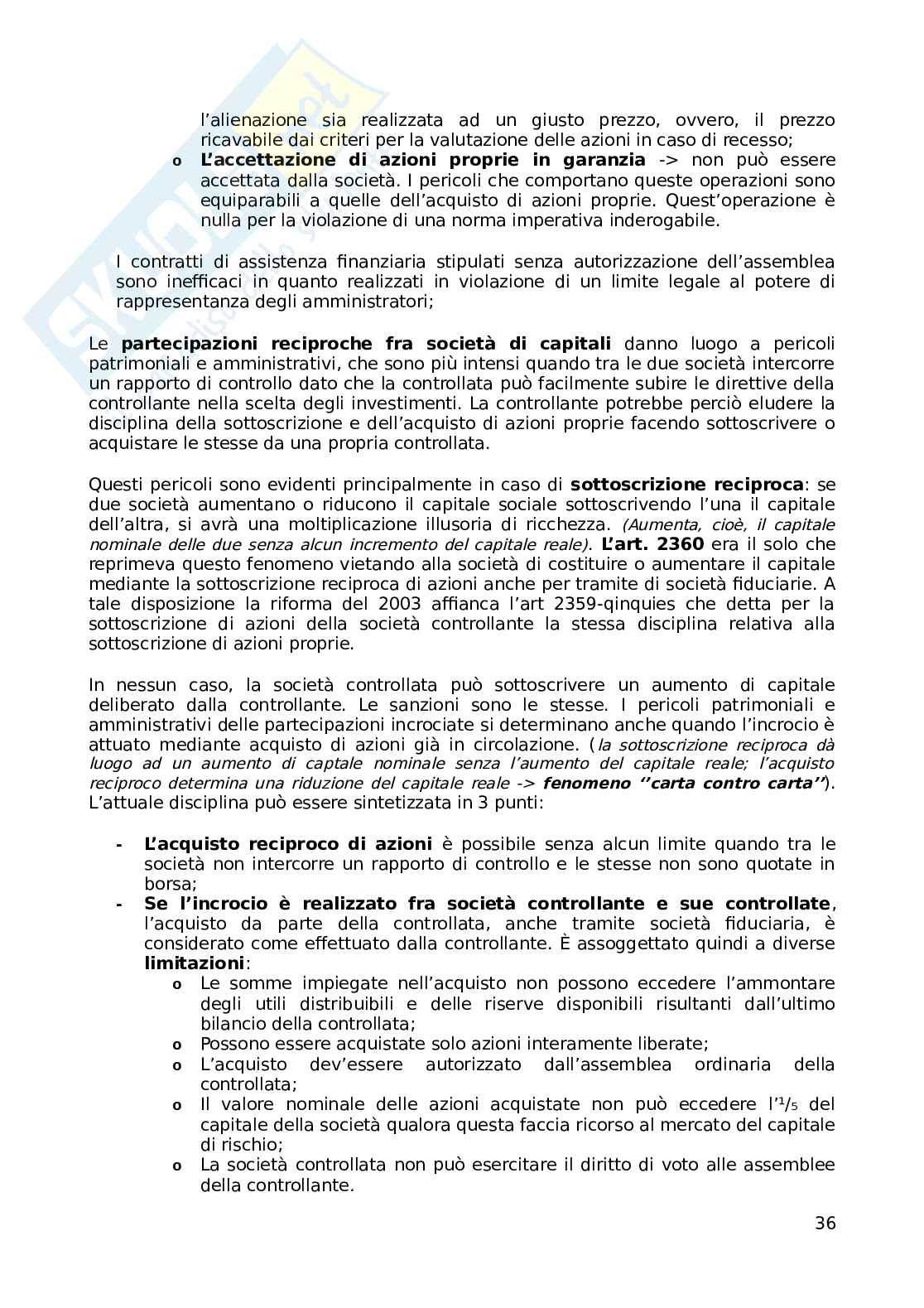 Diritto commerciale, parte orale dalle società in poi Pag. 36