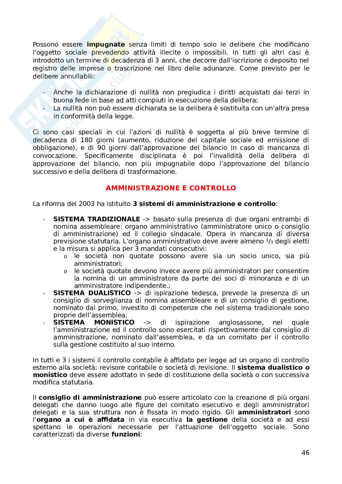 Diritto commerciale, parte orale dalle società in poi Pag. 46