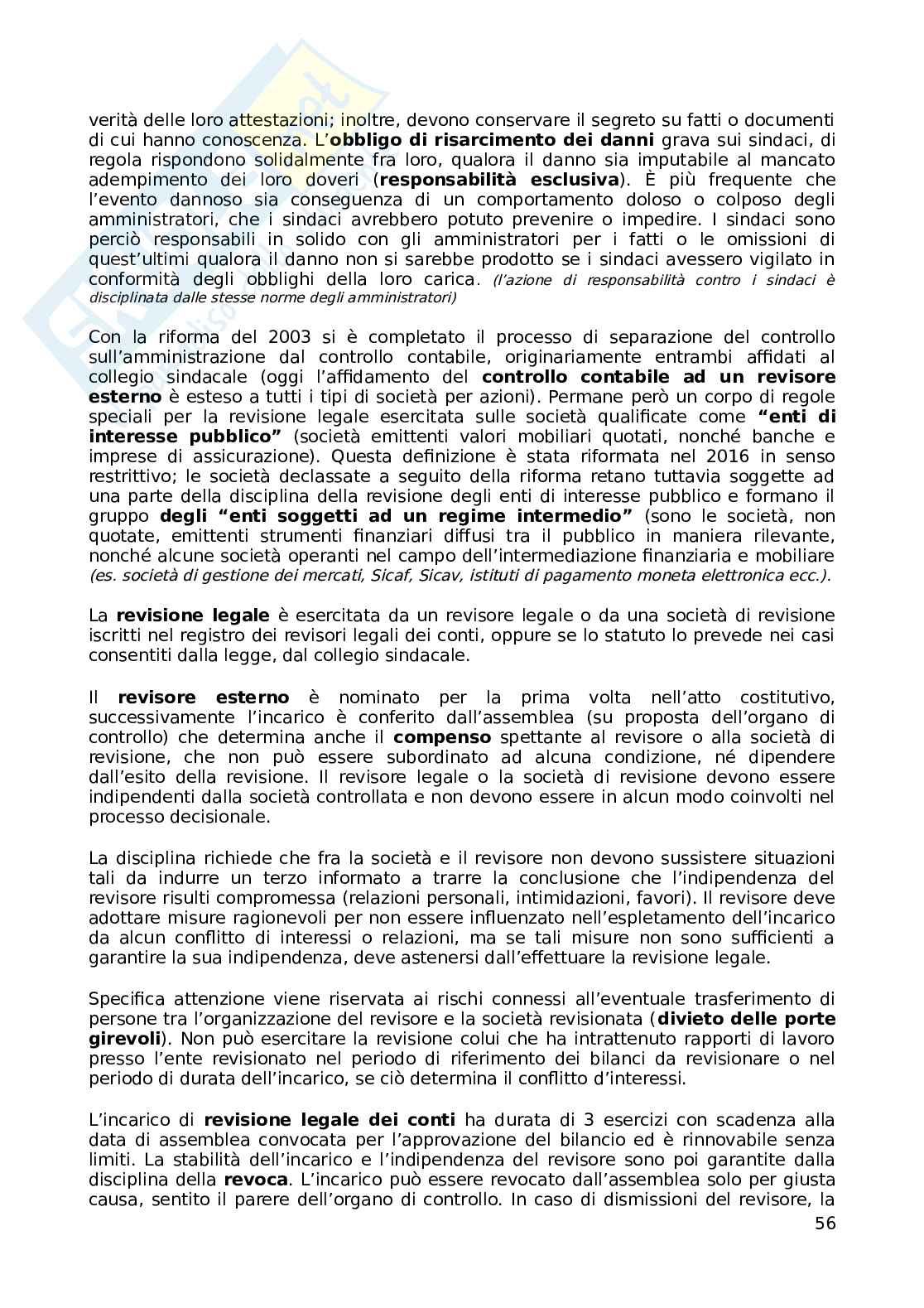 Diritto commerciale, parte orale dalle società in poi Pag. 56
