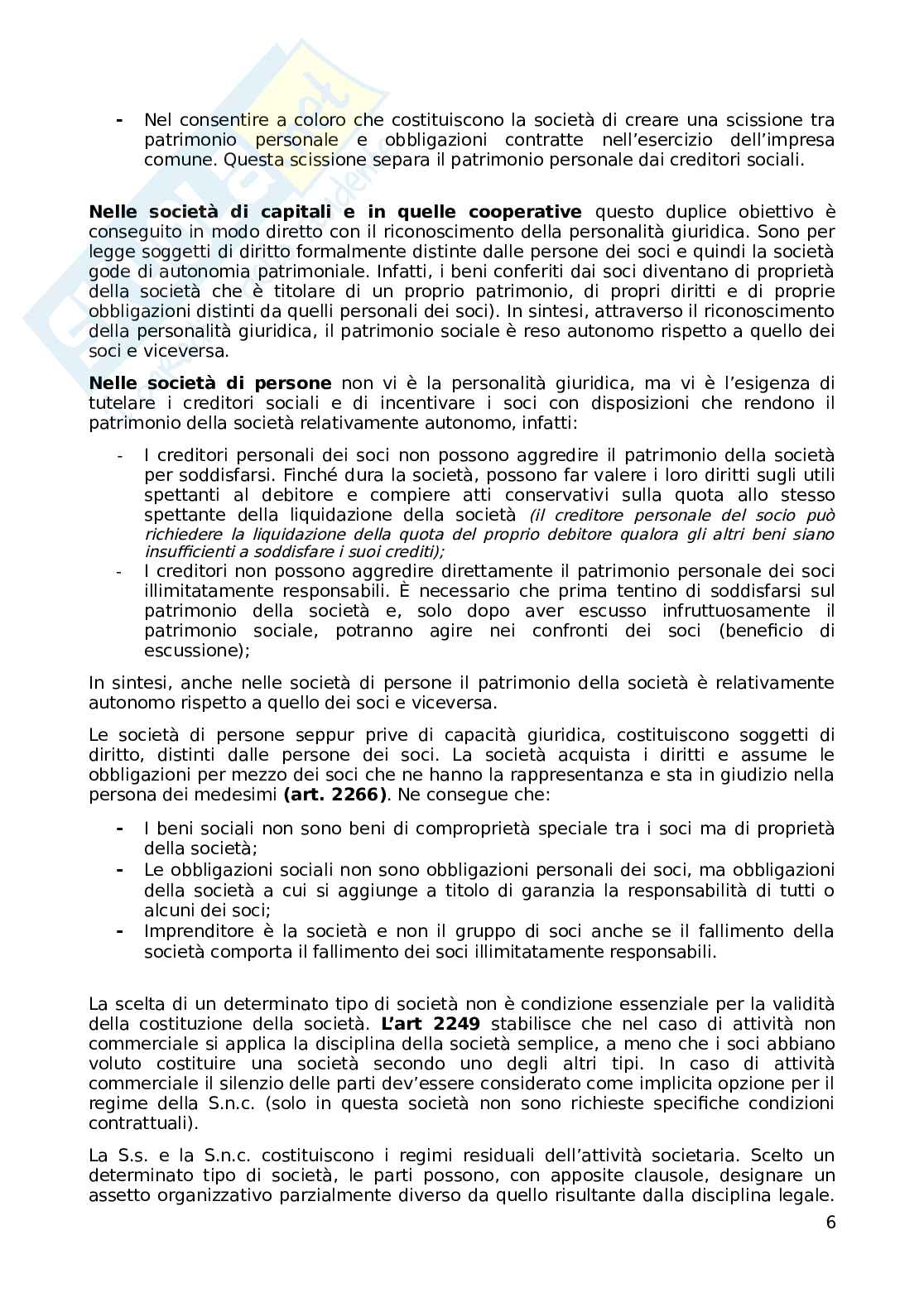 Diritto commerciale, parte orale dalle società in poi Pag. 6