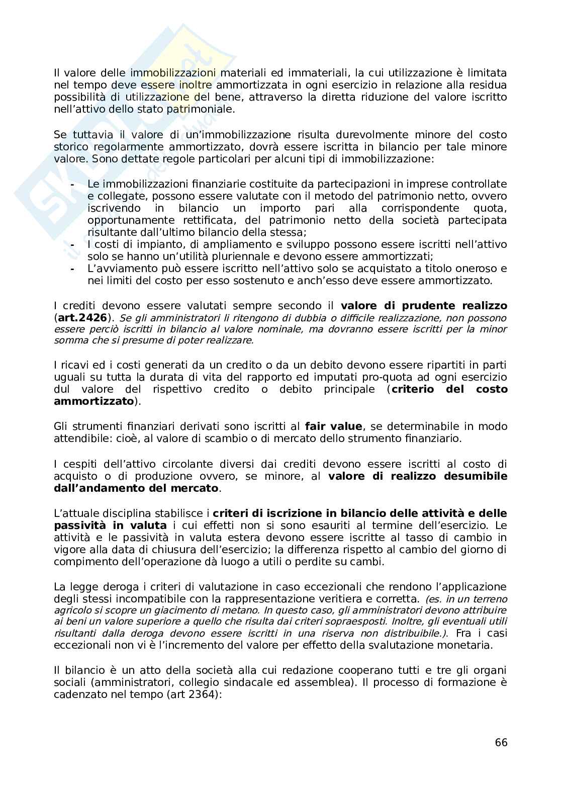 Diritto commerciale, parte orale dalle società in poi Pag. 66