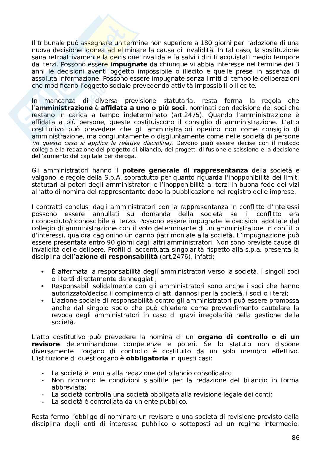 Diritto commerciale, parte orale dalle società in poi Pag. 86