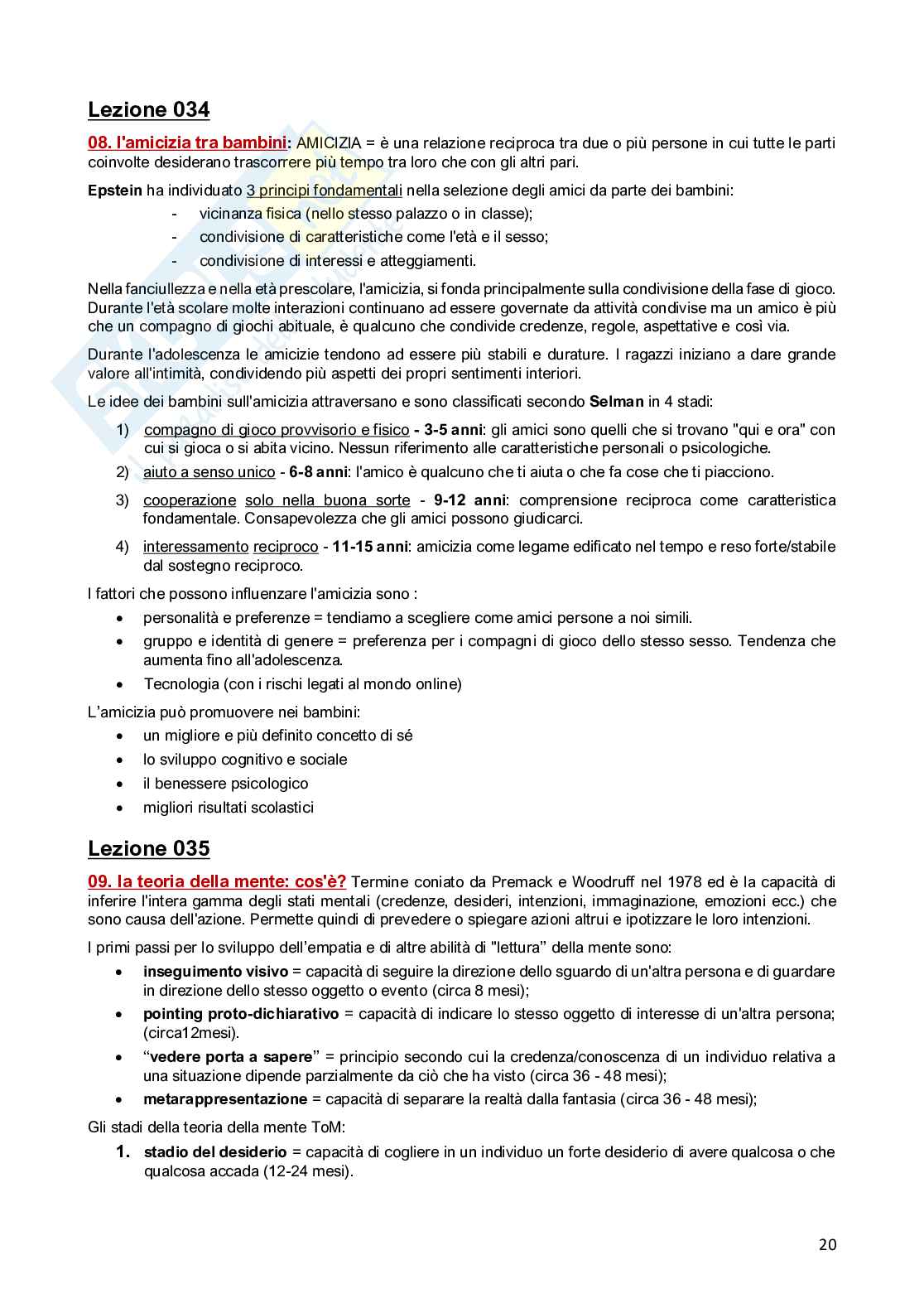 Paniere Psicologia del ciclo di vita (2026) - Risposte aperte corrette  Pag. 21