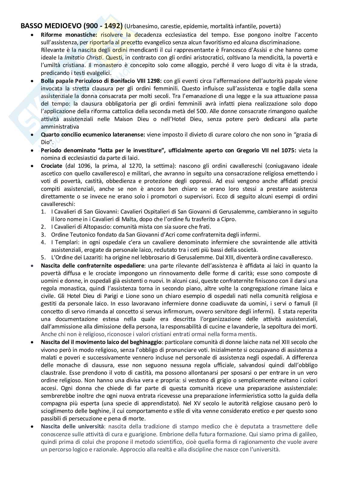 Teoria e storia dell'assistenza infermieristica Pag. 6